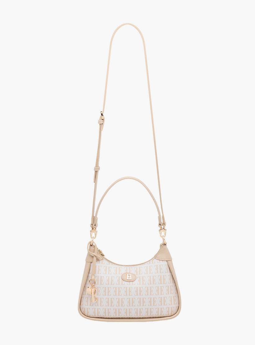 شنطة كتف بحزام قابل للفصل وطبعات مونوجرام من إيل-women-bagsandwallets-handbags-image-4