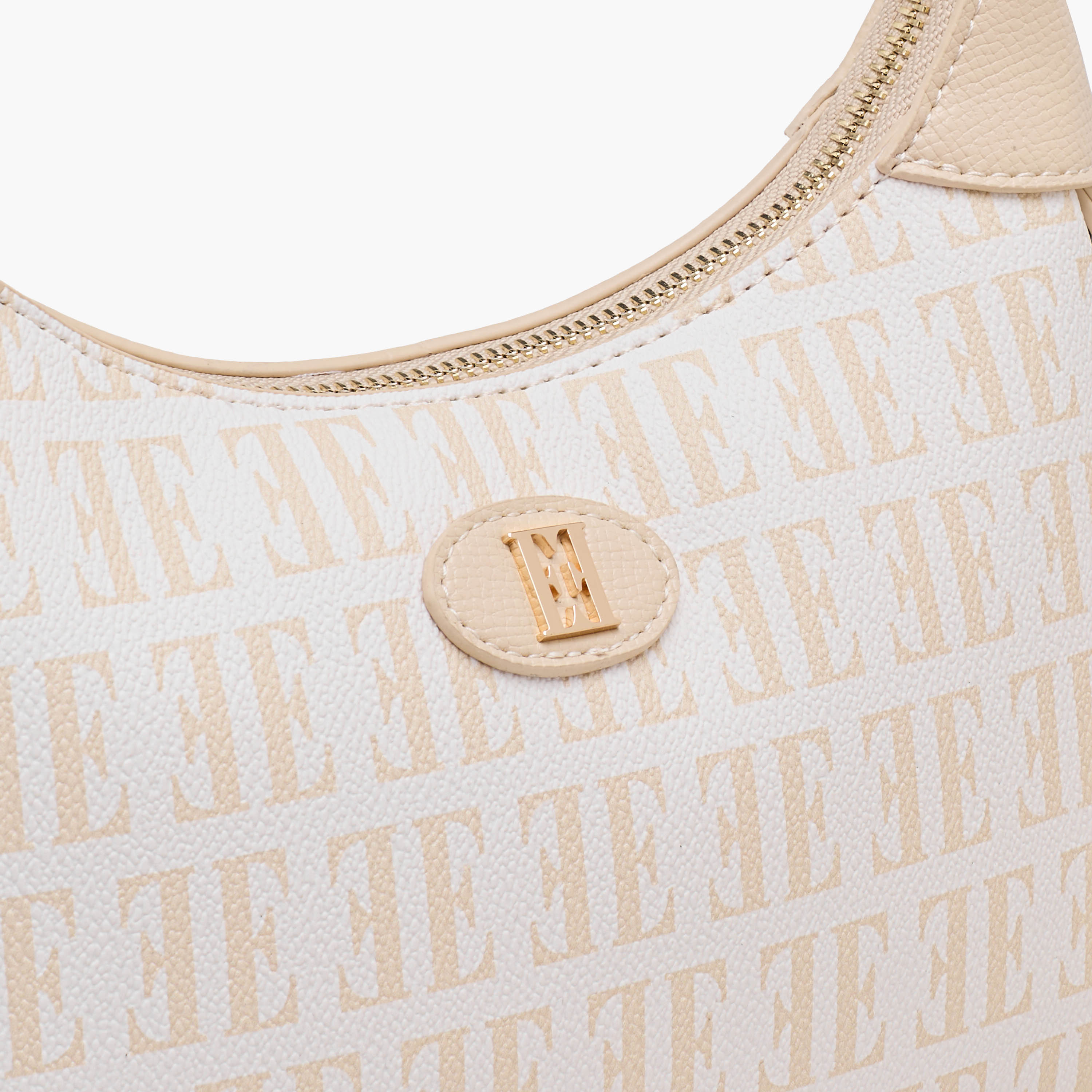 شنطة كتف بحزام قابل للفصل وطبعات مونوجرام من إيل-women-bagsandwallets-handbags-image-6