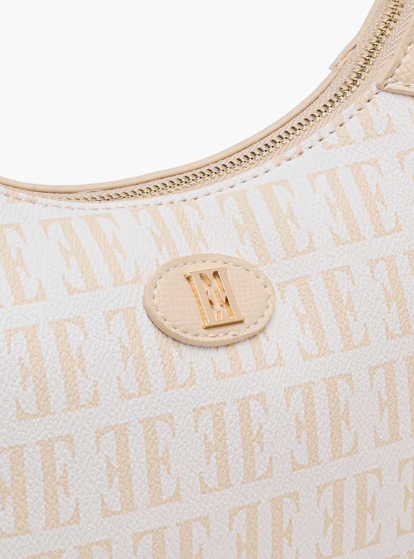 شنطة كتف بحزام قابل للفصل وطبعات مونوجرام من إيل-women-bagsandwallets-handbags-image-6