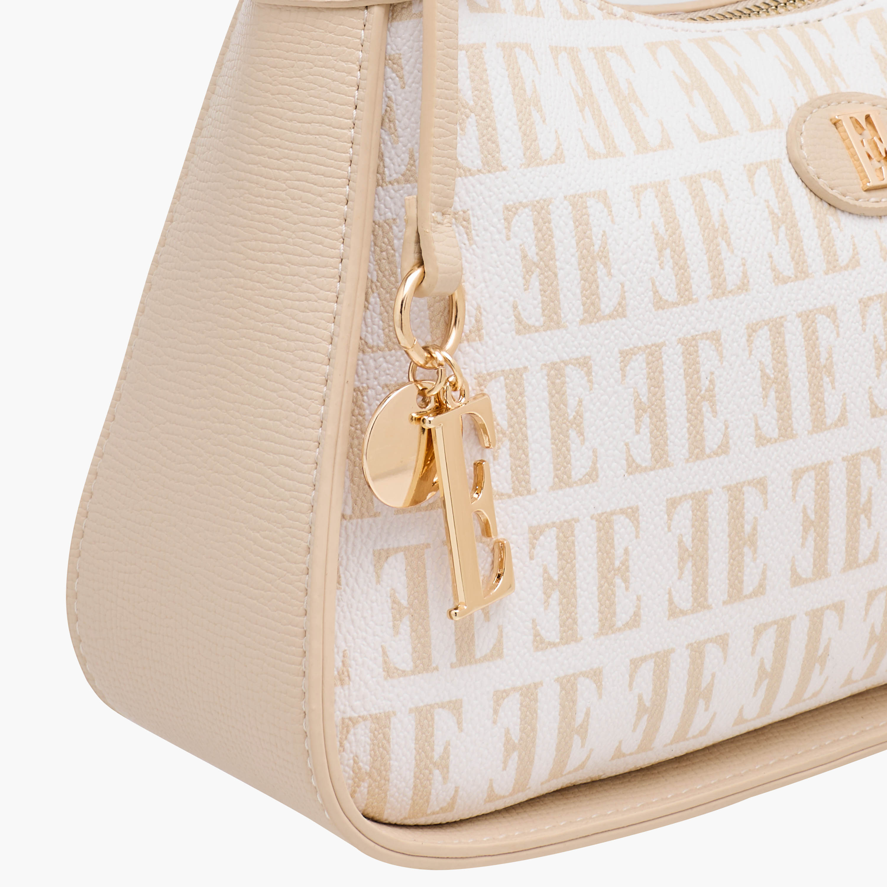 شنطة كتف بحزام قابل للفصل وطبعات مونوجرام من إيل-women-bagsandwallets-handbags-image-7