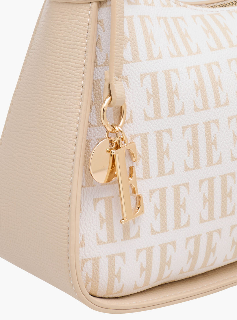 شنطة كتف بحزام قابل للفصل وطبعات مونوجرام من إيل-women-bagsandwallets-handbags-image-7