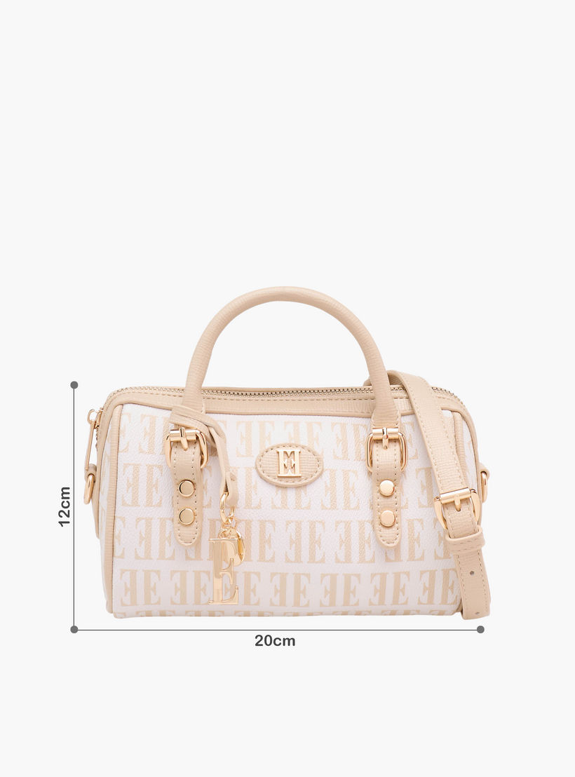 شنطة ساتشيل بطبعات مونوجرام وحزام قابل للفصل من إيل-women-bagsandwallets-handbags-image-2