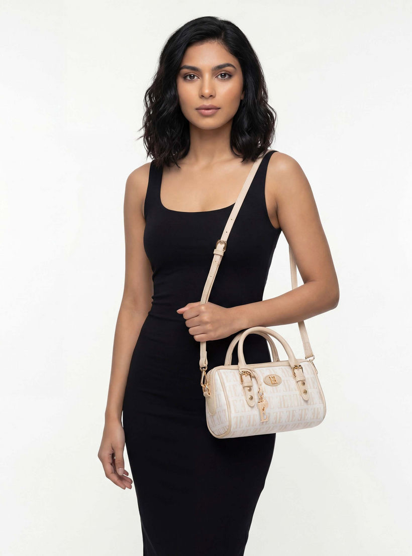 شنطة ساتشيل بطبعات مونوجرام وحزام قابل للفصل من إيل-women-bagsandwallets-handbags-image-3