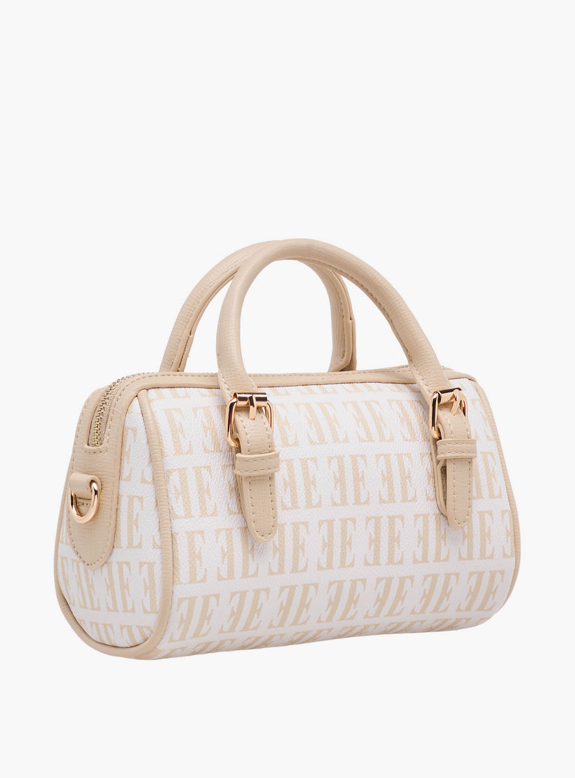 شنطة ساتشيل بطبعات مونوجرام وحزام قابل للفصل من إيل-women-bagsandwallets-handbags-image-6