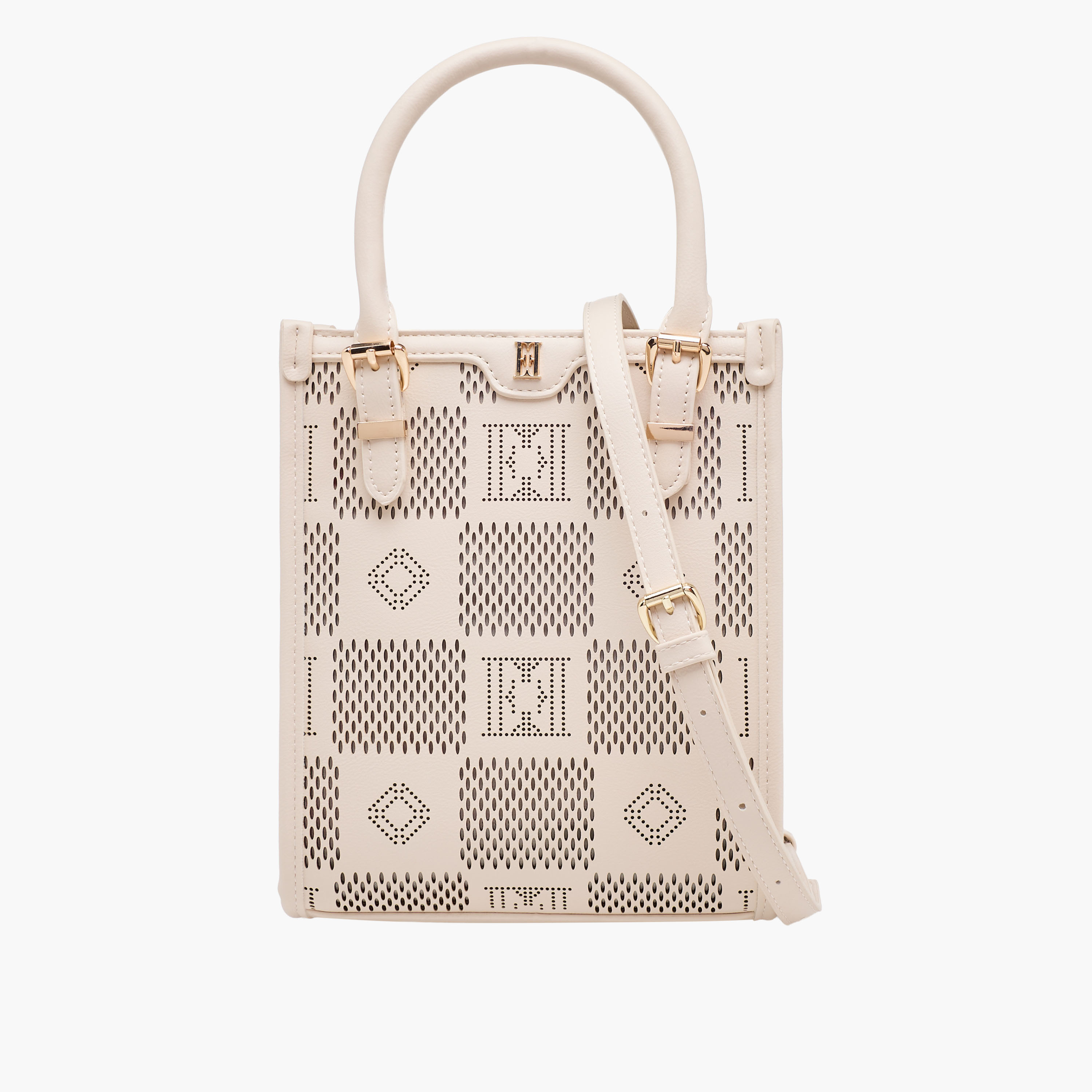 شنطة توتي بارزة الملمس بحزام قابل للفصل من إيل-women-bagsandwallets-handbags-image-1