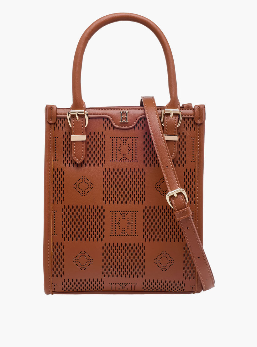 شنطة توتي بارزة الملمس بحزام قابل للفصل من إيل-women-bagsandwallets-handbags-image-1