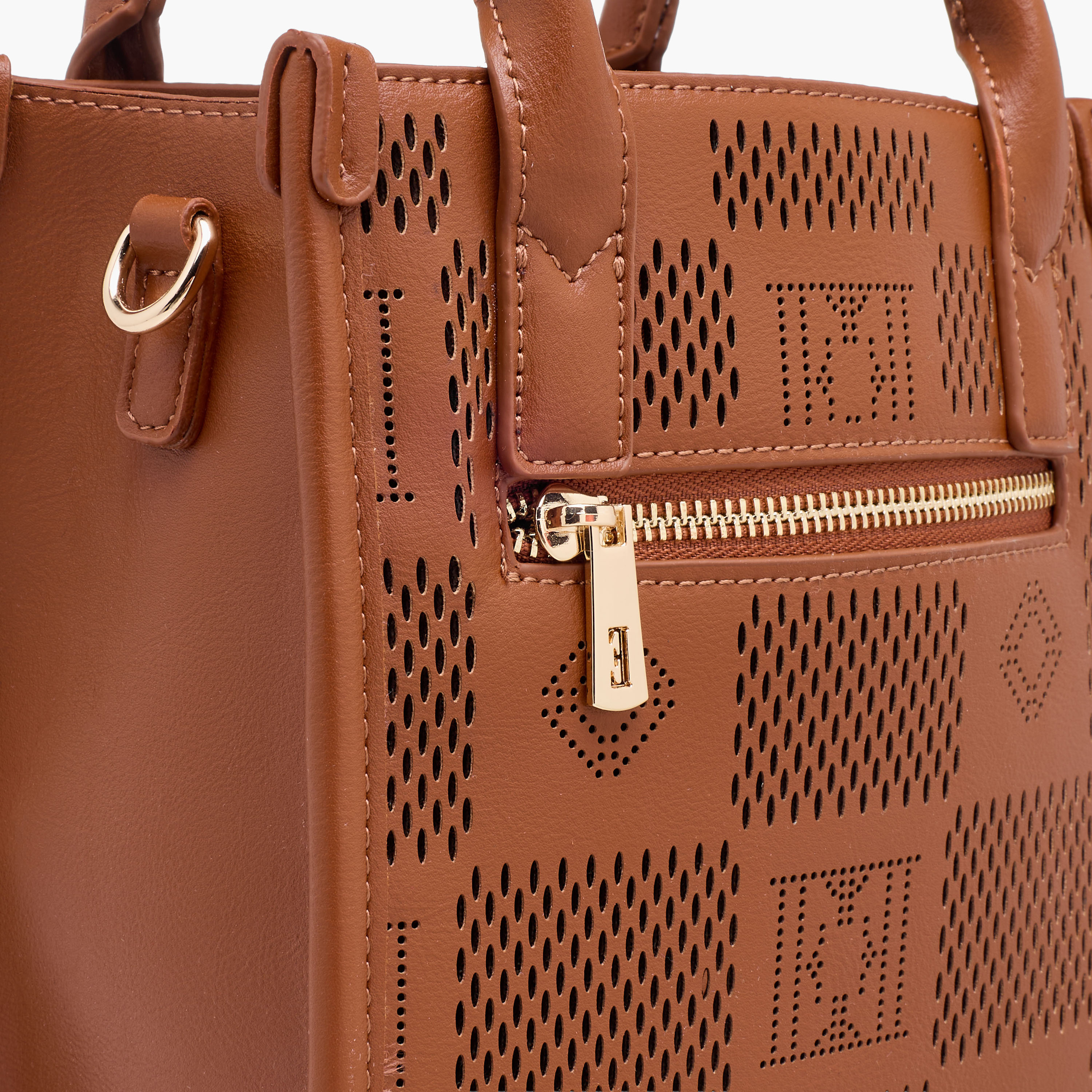 شنطة توتي بارزة الملمس بحزام قابل للفصل من إيل-women-bagsandwallets-handbags-image-7