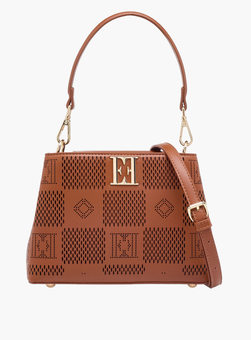 شنطة كروس بودي بتصميم مفرغ وحزام كتف قابل للتعديل من إيل-women-bagsandwallets-handbags-image-1