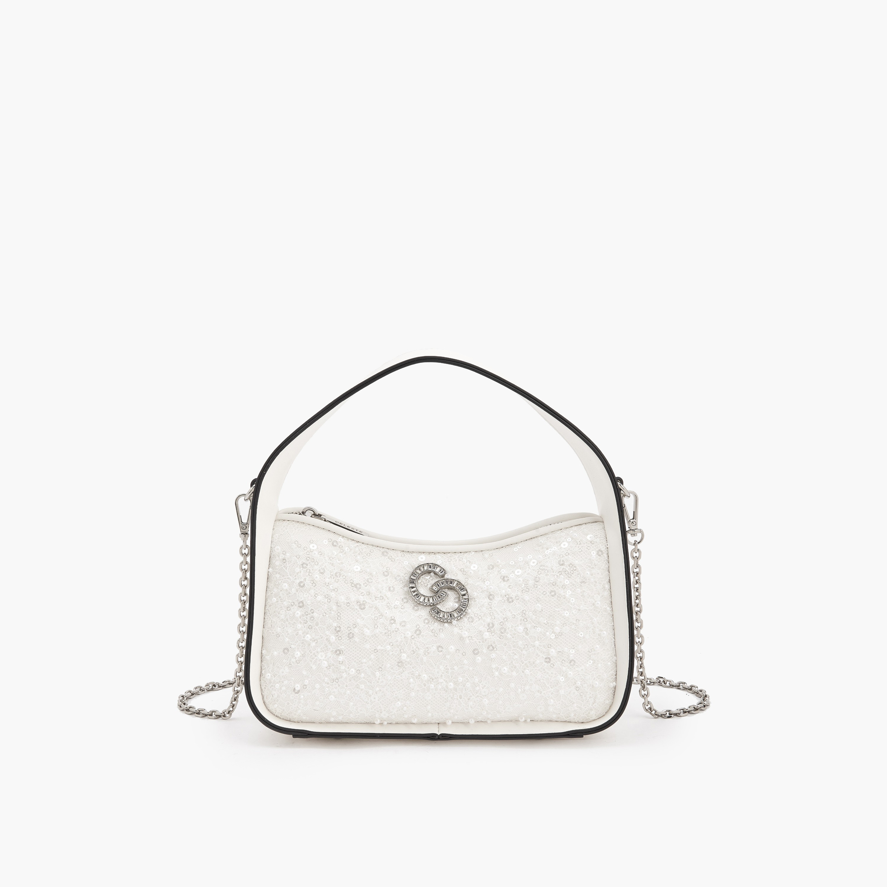 شنطة كتف مزينة بالترتر بسحاب إغلاق من سيليست-women-bagsandwallets-handbags-image-1