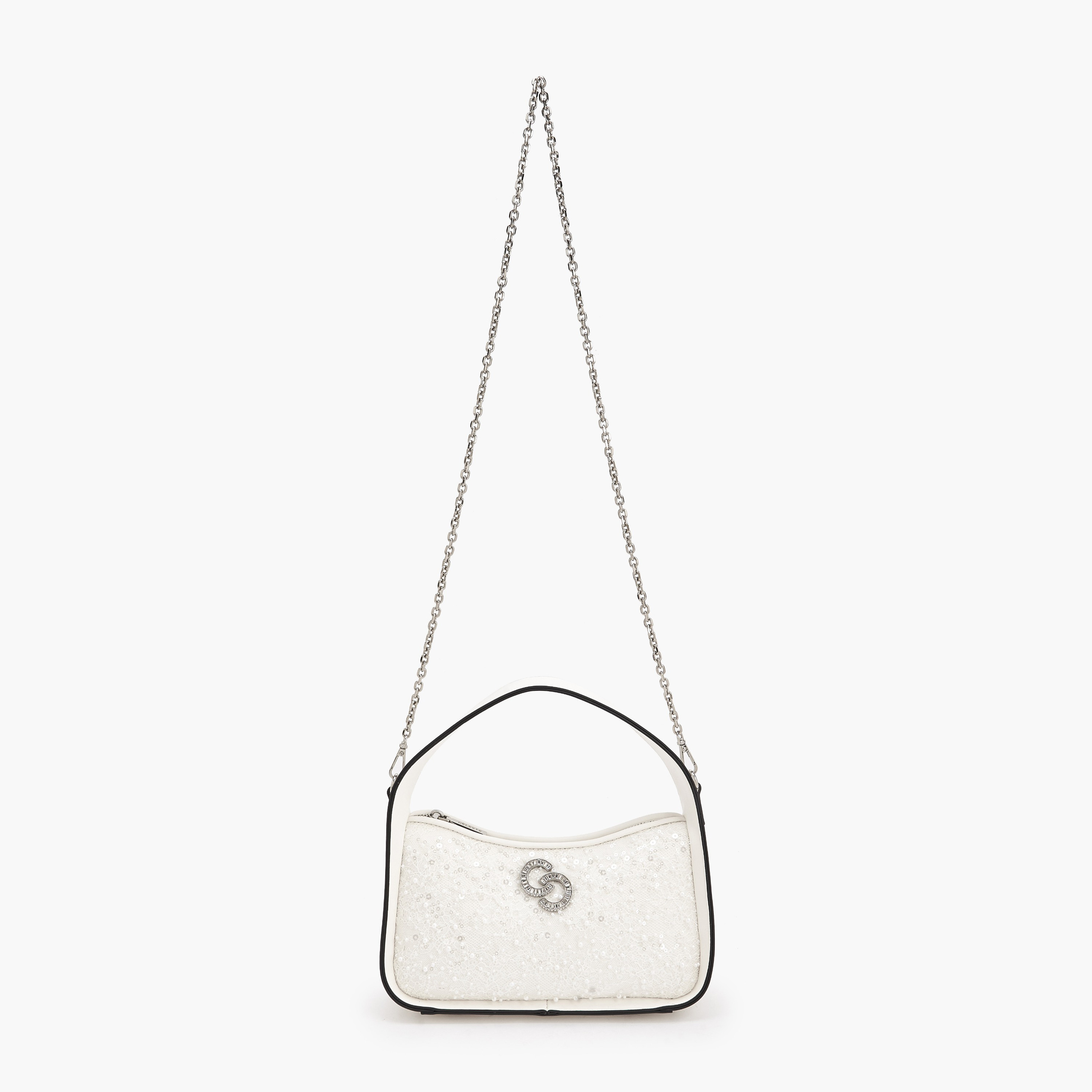 شنطة كتف مزينة بالترتر بسحاب إغلاق من سيليست-women-bagsandwallets-handbags-image-3
