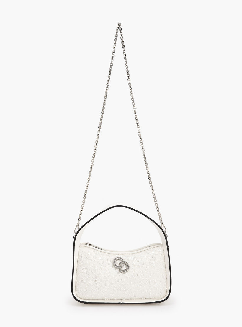 شنطة كتف مزينة بالترتر بسحاب إغلاق من سيليست-women-bagsandwallets-handbags-image-3