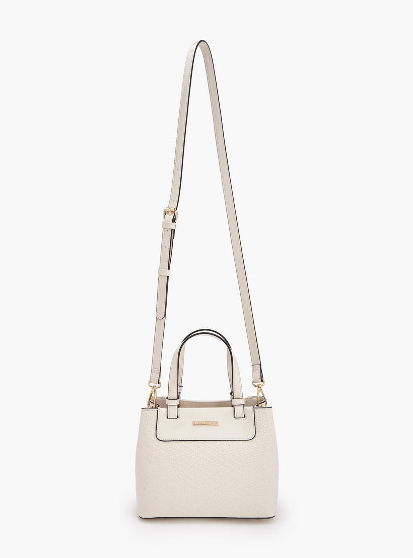 Celeste Monogram Embossed Tote Bag with Double Handle-women-bagsandwallets-handbags-image-3
