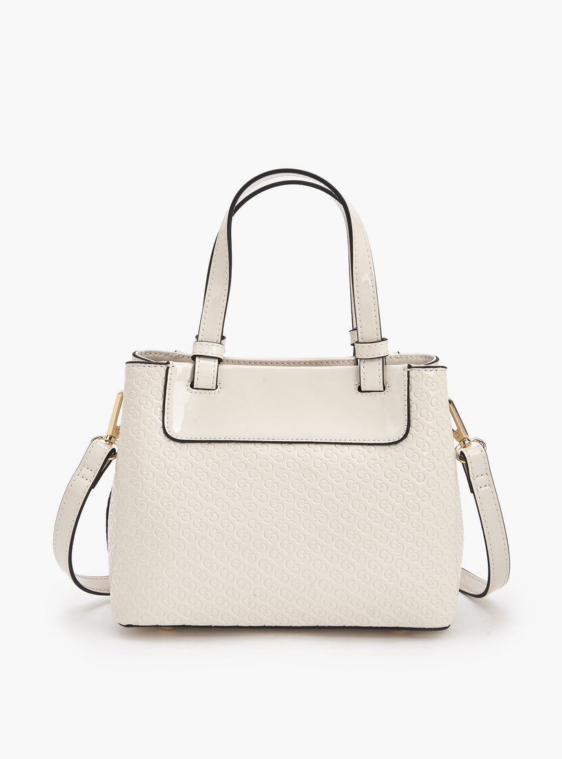 Celeste Monogram Embossed Tote Bag with Double Handle-women-bagsandwallets-handbags-image-6