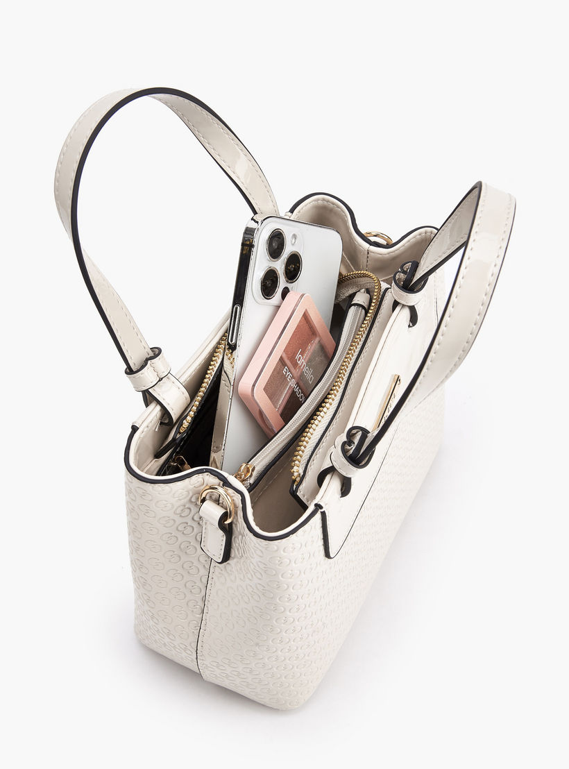 Celeste Monogram Embossed Tote Bag with Double Handle-women-bagsandwallets-handbags-image-8