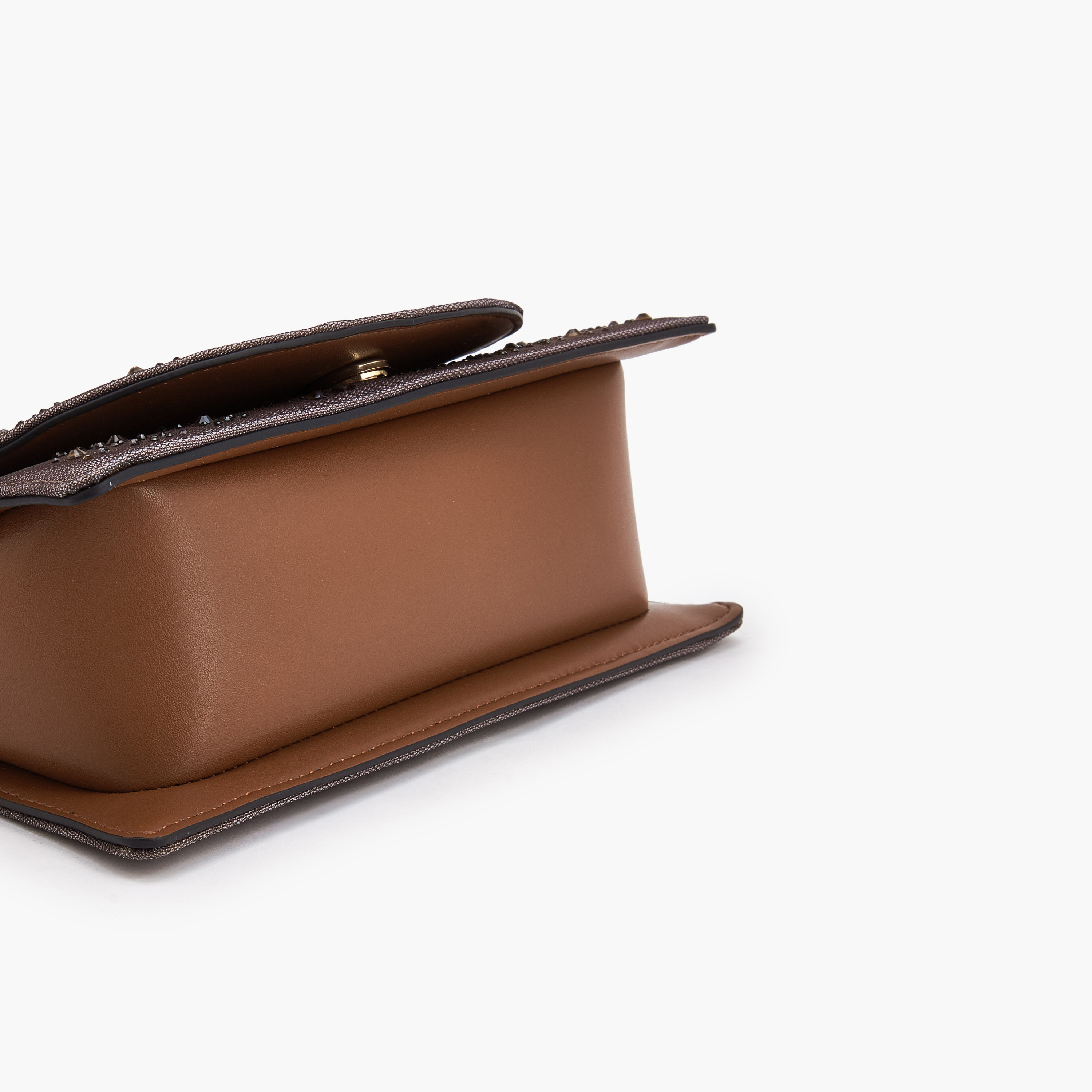 شنطة ساتشيل مزينة بزر إغلاق من سيليست-women-bagsandwallets-handbags-image-6