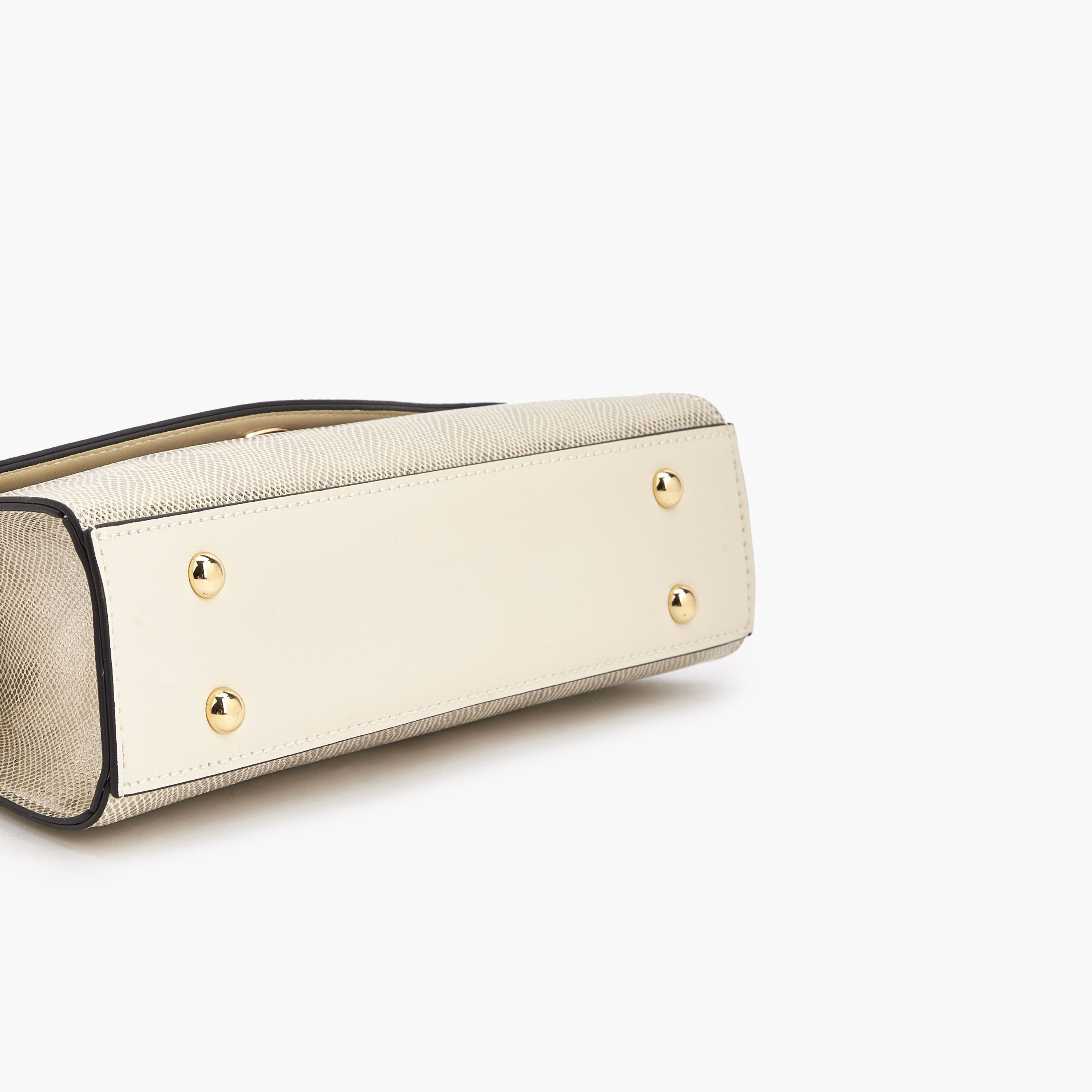 Celeste Metallic Textured Clutch with Chain Strap-women-bagsandwallets-handbags-image-6