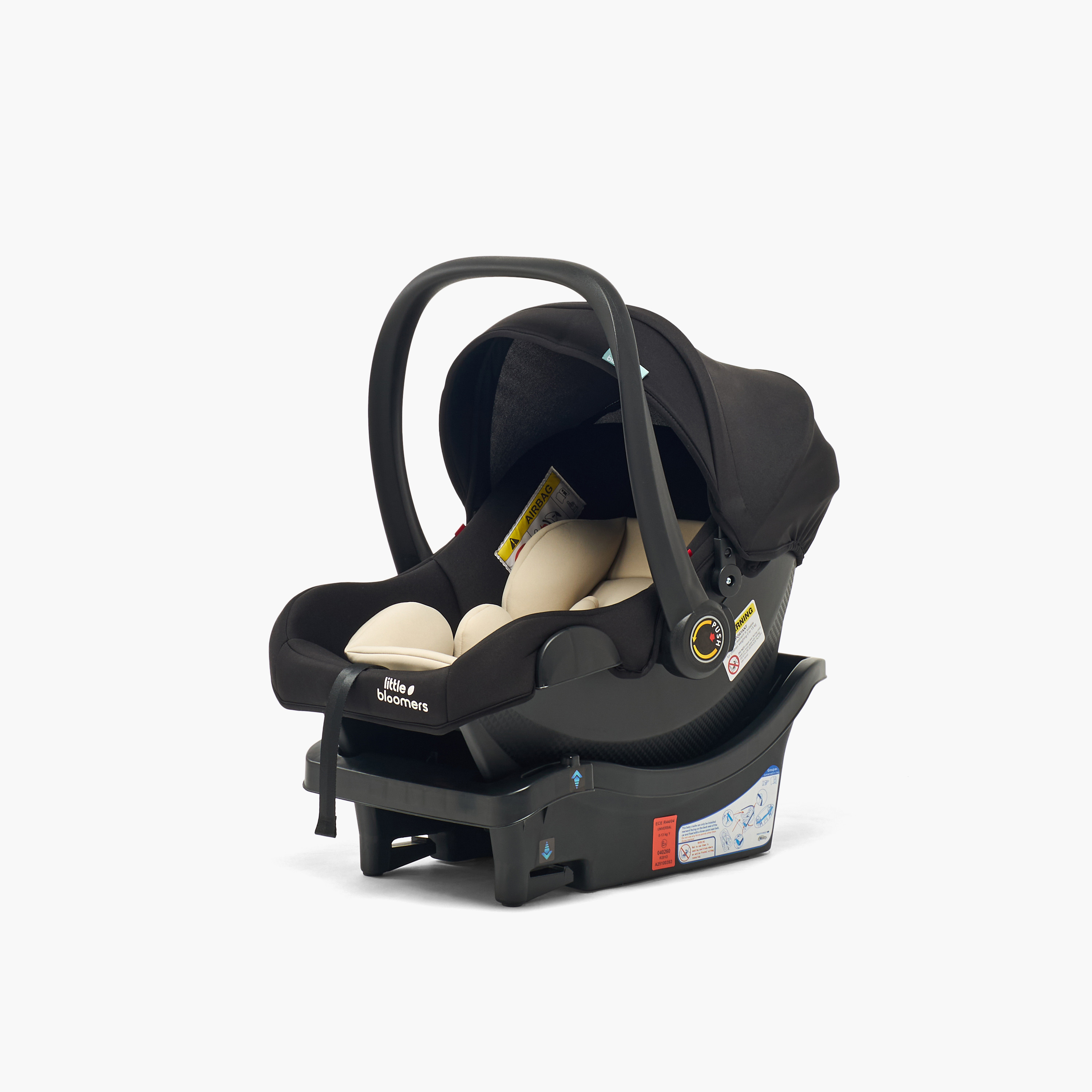 Little Bloomers Seat Belt Comfora Plus Car Seat with Base-baby-gear-carseats-image-2