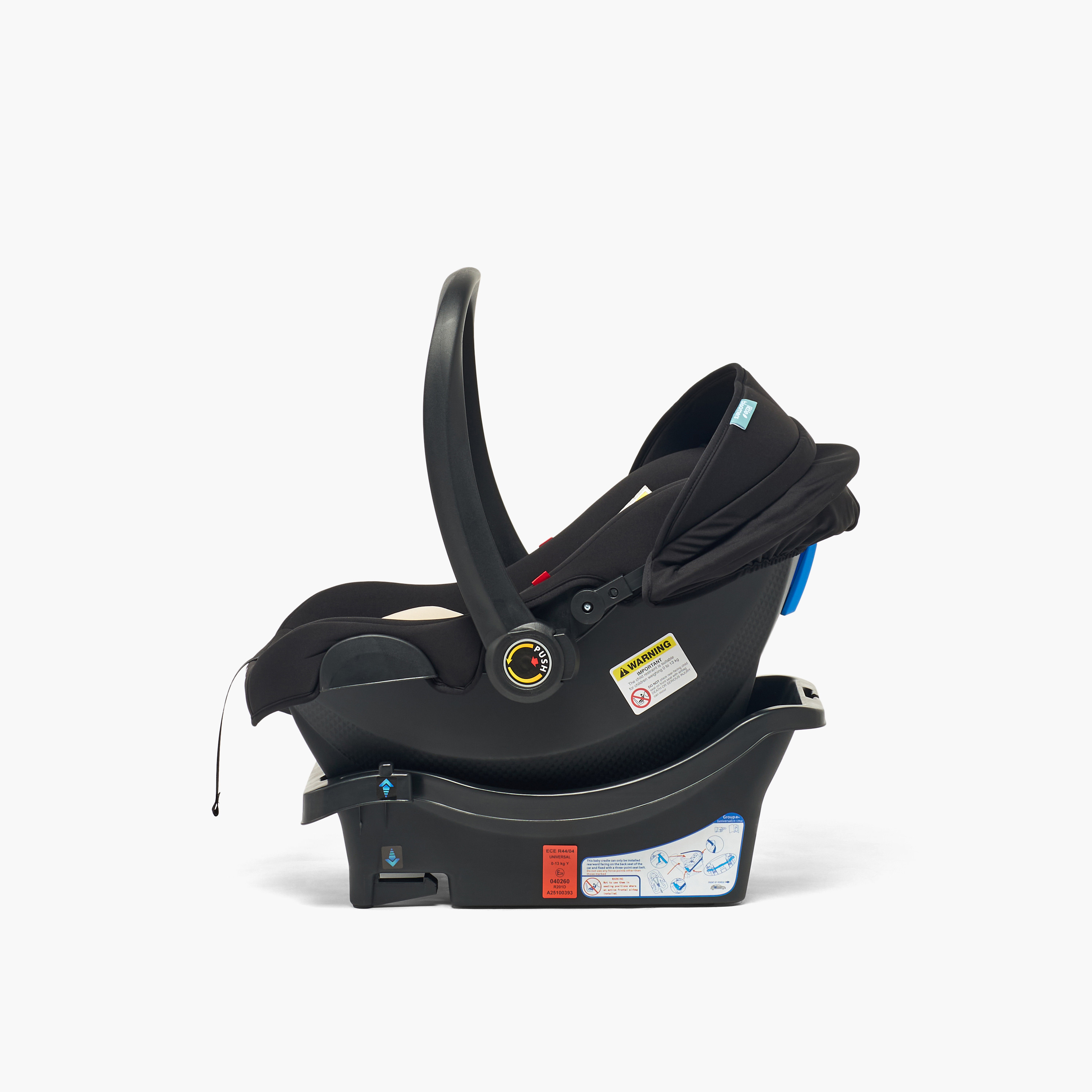 Little Bloomers Seat Belt Comfora Plus Car Seat with Base-baby-gear-carseats-image-5