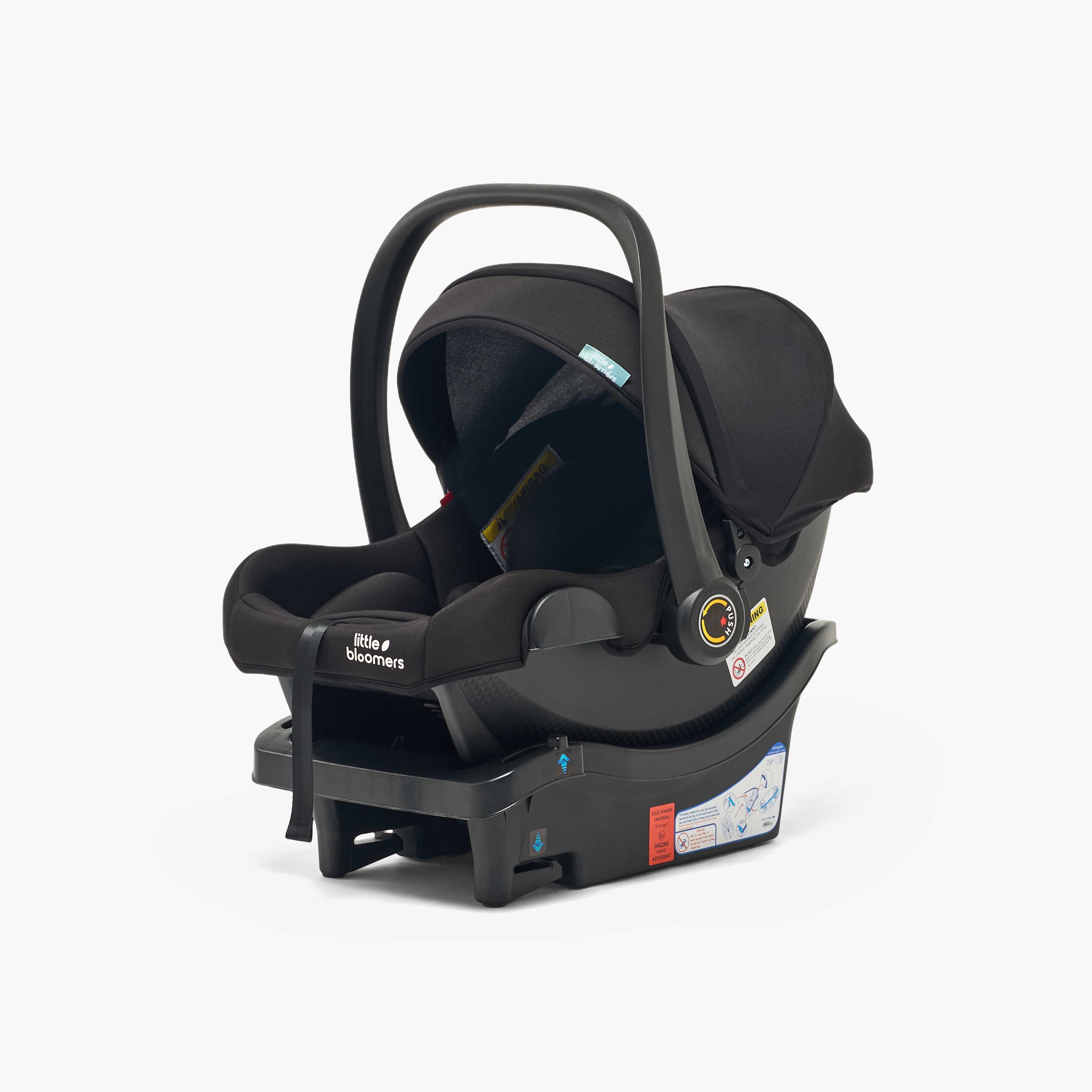 Little Bloomers Seat Belt Comfora Plus Car Seat with Base-baby-gear-carseats-image-2