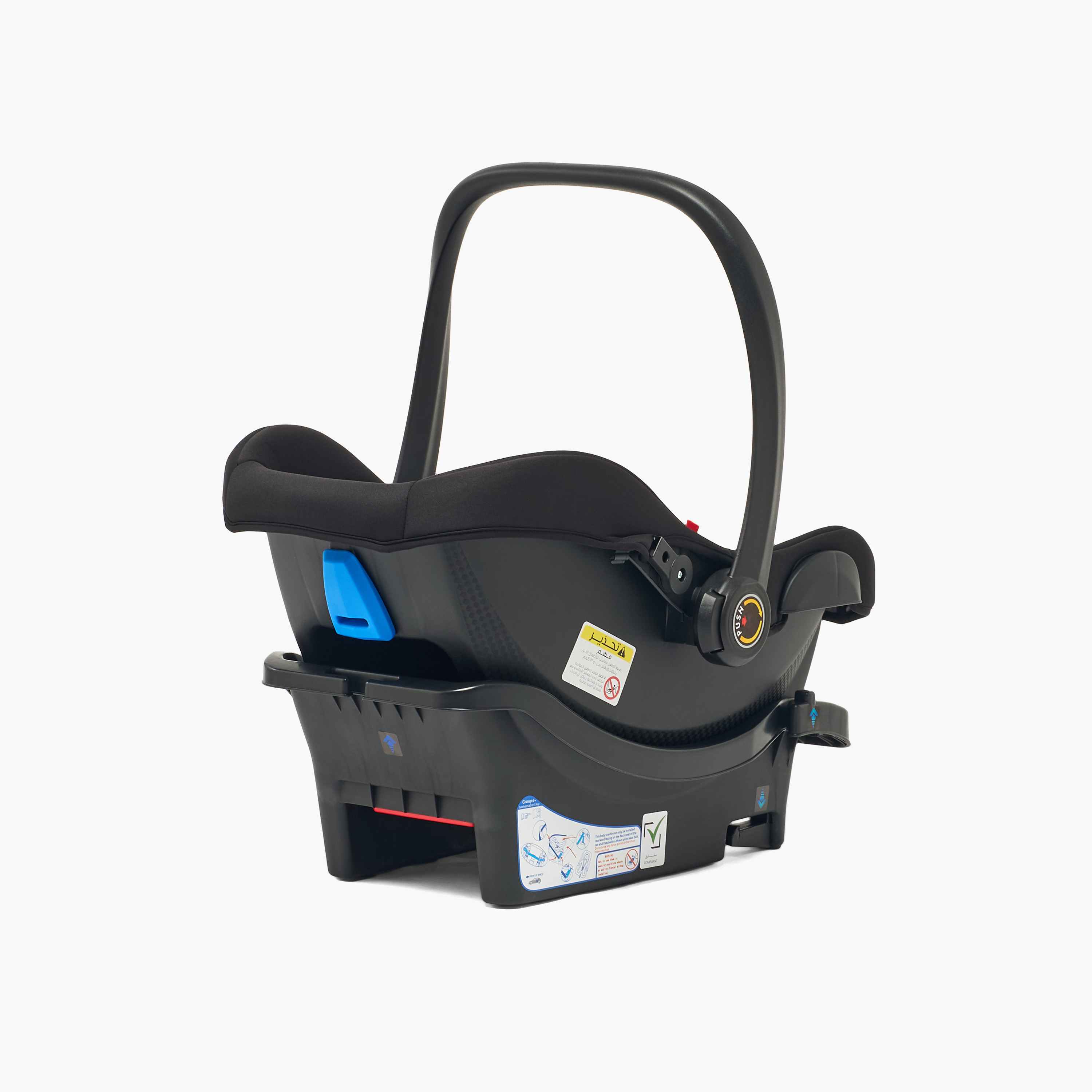 Little Bloomers Seat Belt Comfora Plus Car Seat with Base-baby-gear-carseats-image-9