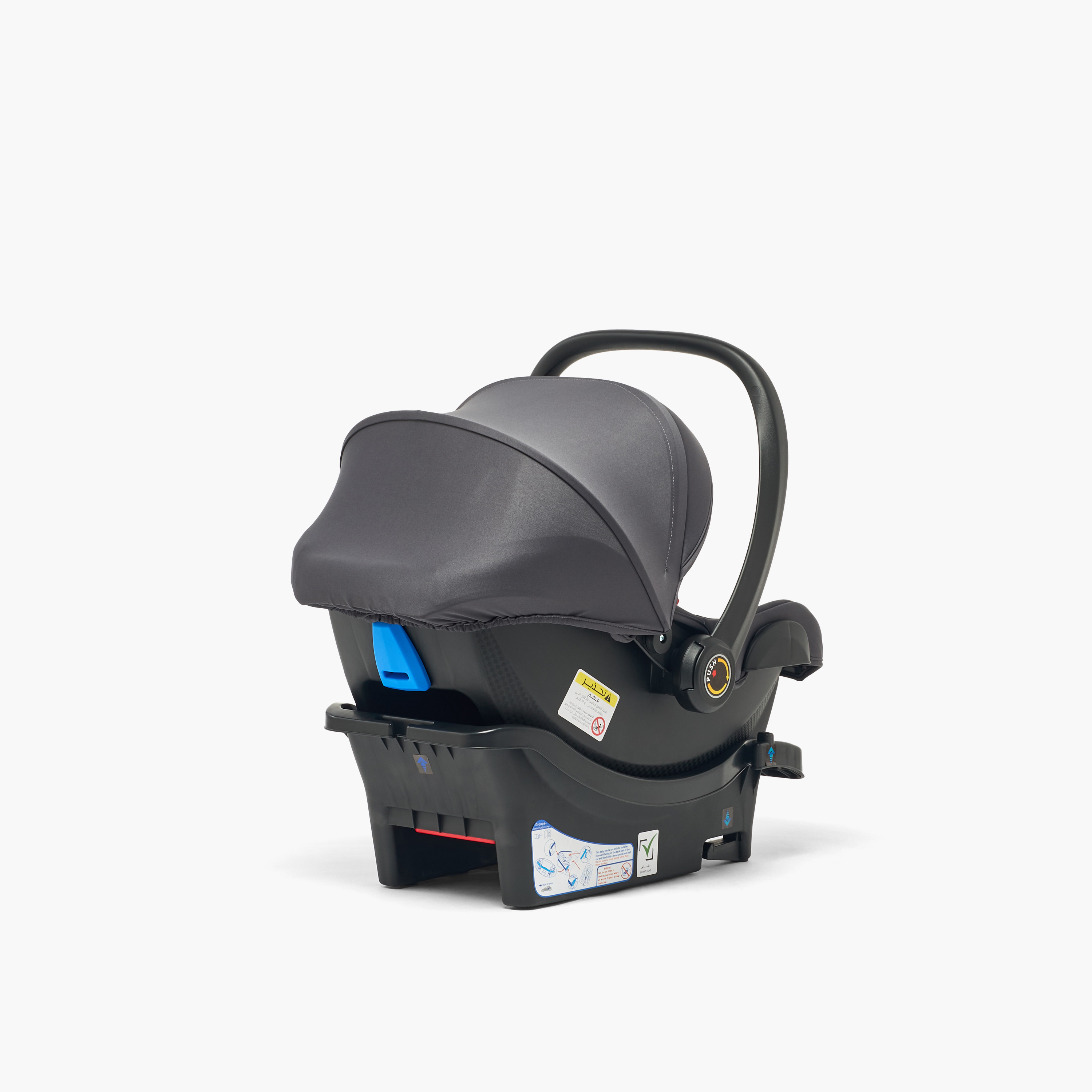 Little Bloomers Seat Belt Comfora Plus Car Seat with Base-baby-gear-carseats-image-8