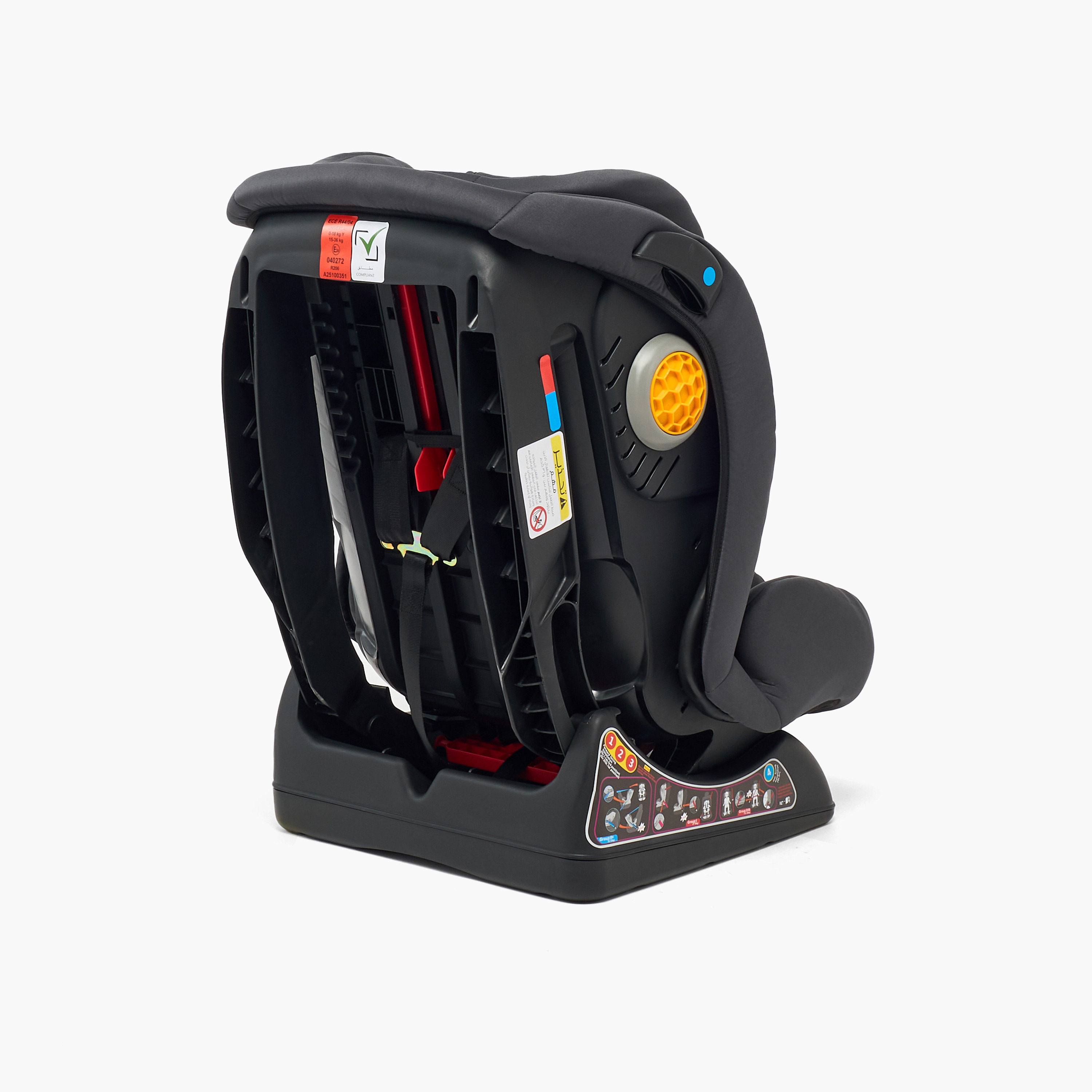 Little Bloomers Seat Belt Fortis Car Seat with Rear and Front Facing-baby-gear-carseats-image-17