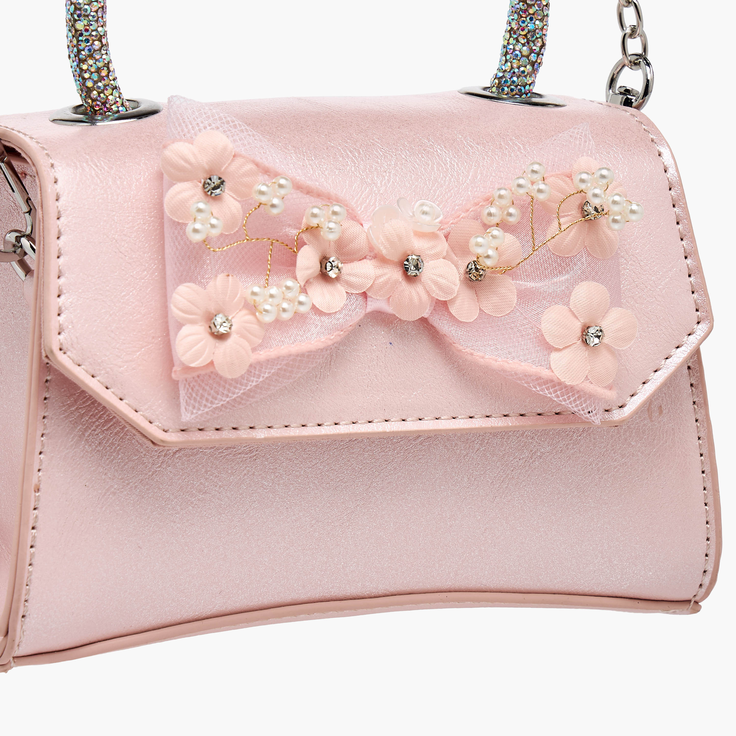 Celeste Bow Applique Crossbody Bag with Embellished Handle-girls-accessories-bags-image-4