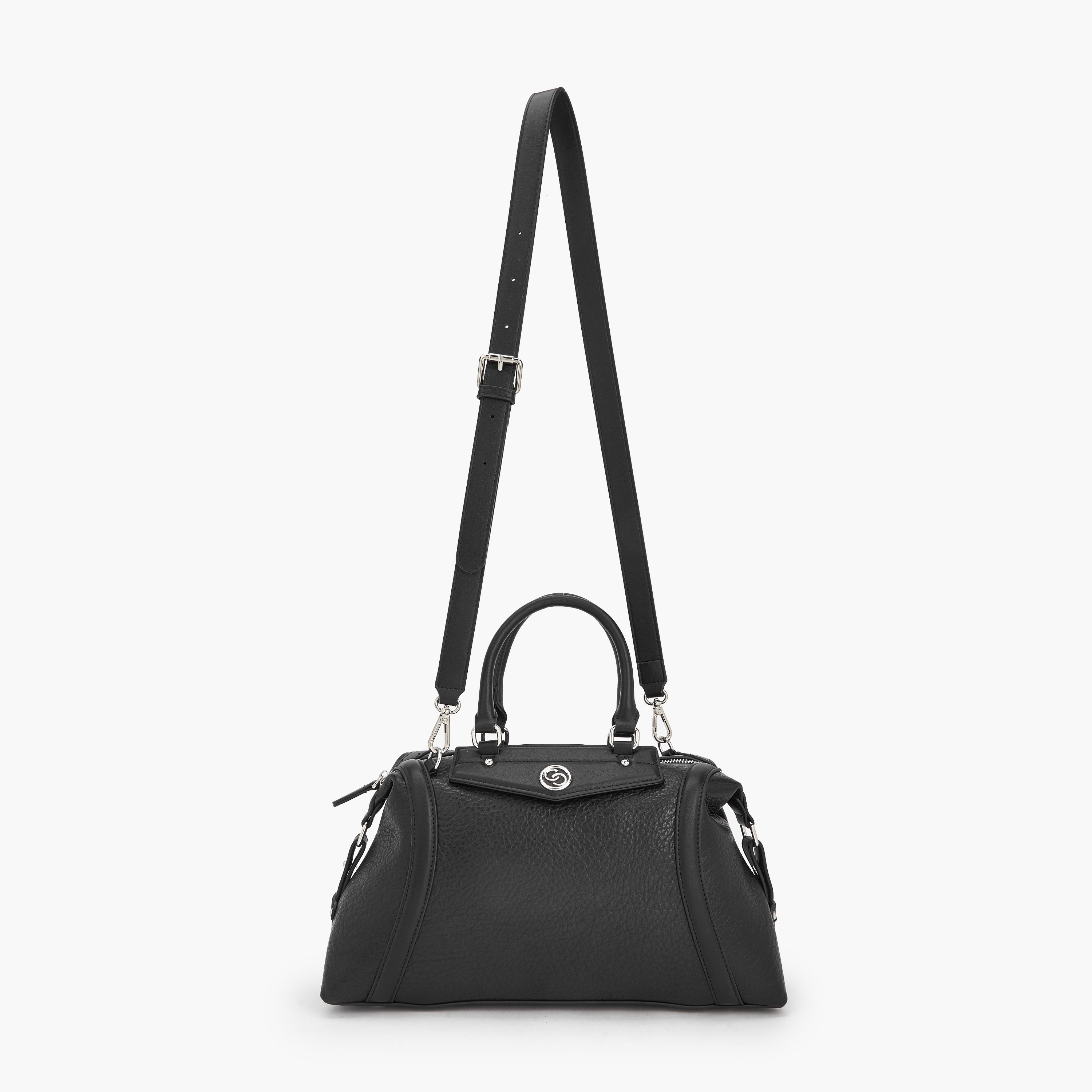 شنطة توتي بنقوش مونوجرام وحزام قابل للفصل من سيليست-women-bagsandwallets-handbags-image-3