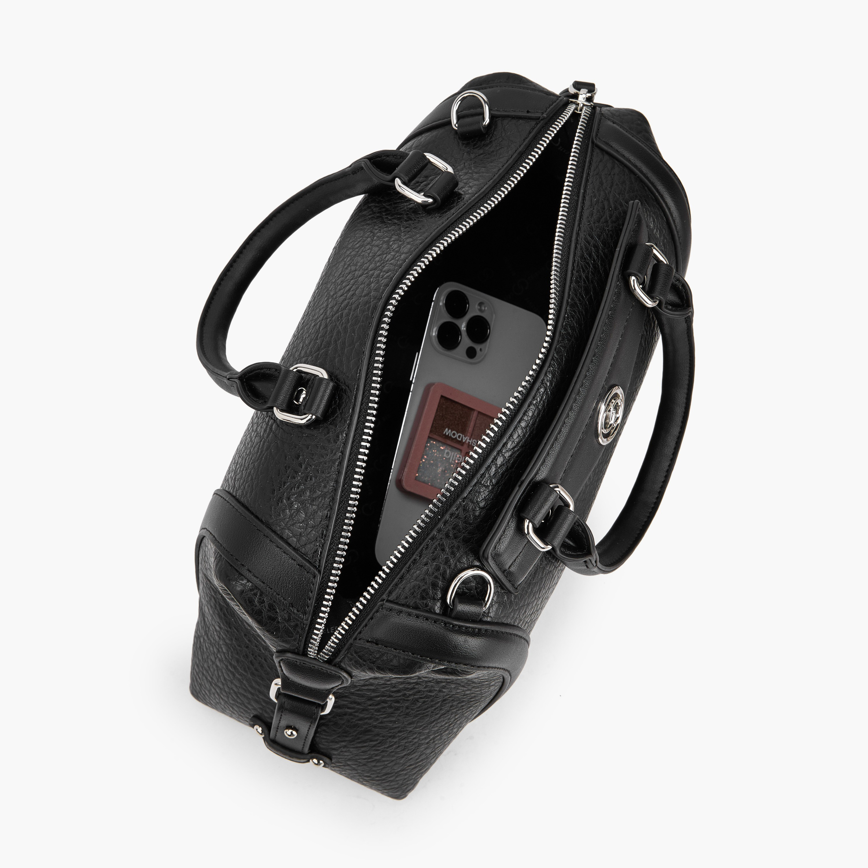 شنطة توتي بنقوش مونوجرام وحزام قابل للفصل من سيليست-women-bagsandwallets-handbags-image-8