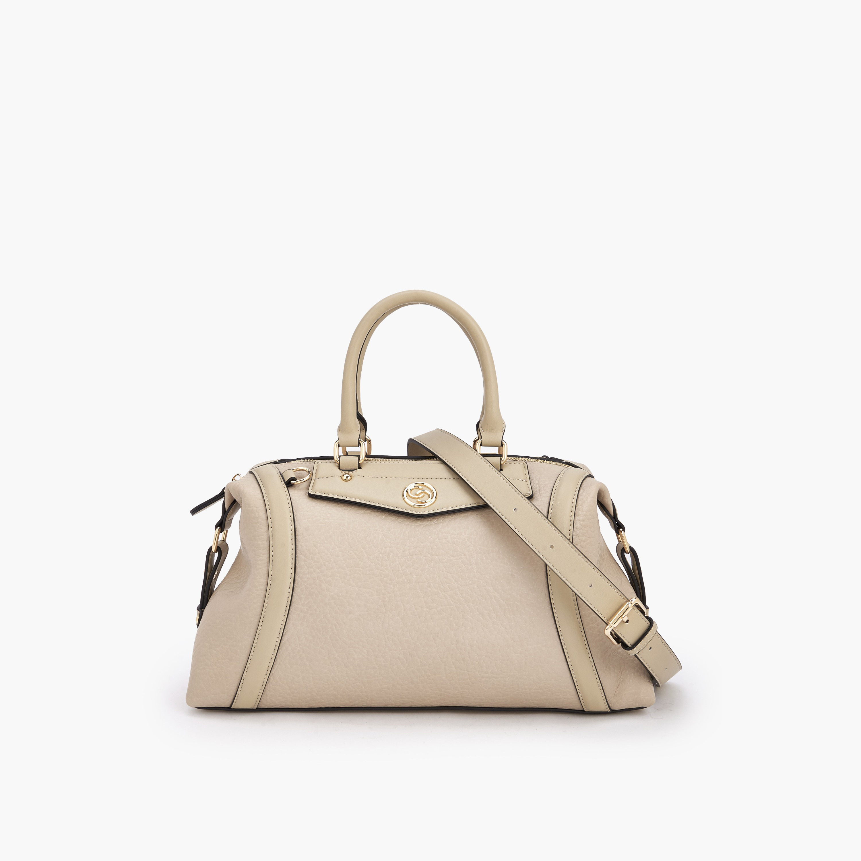 شنطة توتي بنقوش مونوجرام وحزام قابل للفصل من سيليست-women-bagsandwallets-handbags-image-1