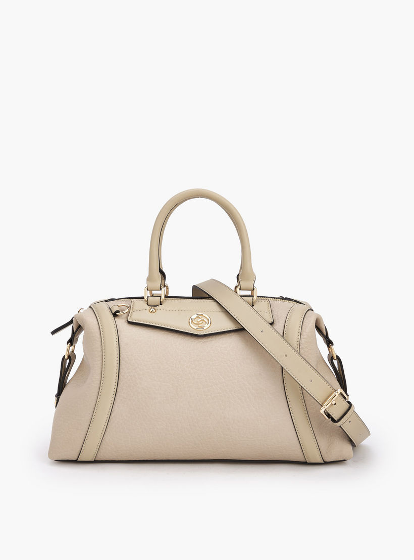 شنطة توتي بنقوش مونوجرام وحزام قابل للفصل من سيليست-women-bagsandwallets-handbags-image-1