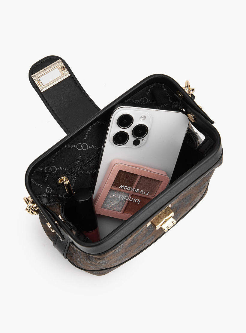 شنطة كروس بودي بارزة الملمس بإغلاق قفل لف من سيليست-women-bagsandwallets-handbags-image-8
