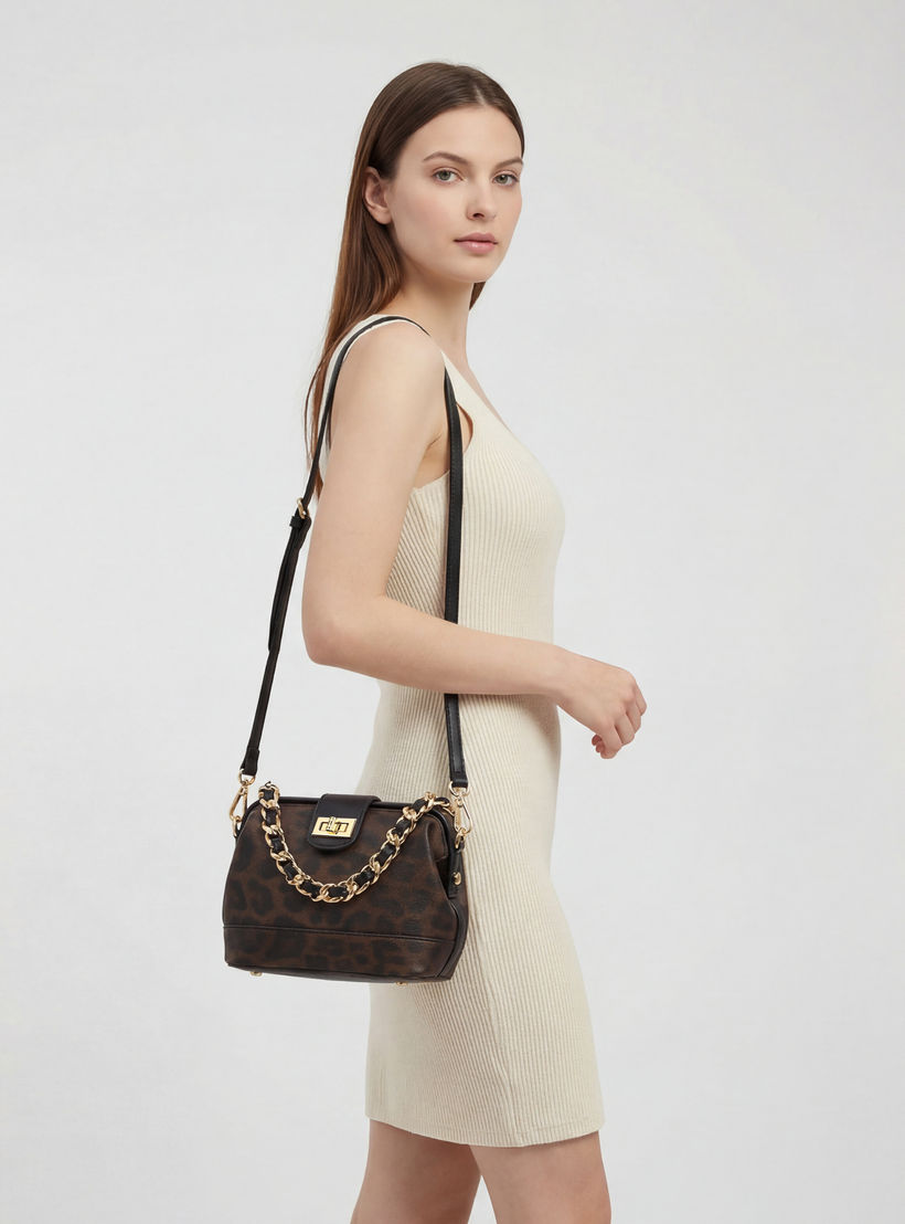 شنطة كروس بودي بارزة الملمس بإغلاق قفل لف من سيليست-women-bagsandwallets-handbags-image-2