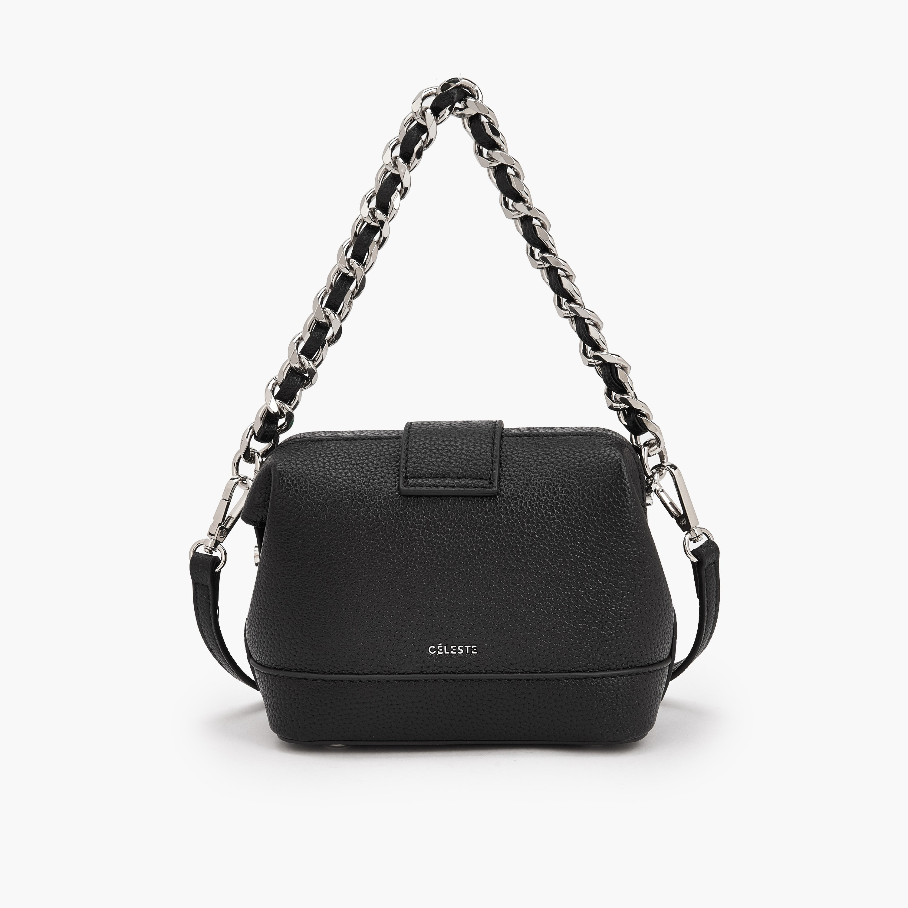 شنطة كروس بودي بارزة الملمس بإغلاق قفل لف من سيليست-women-bagsandwallets-handbags-image-6