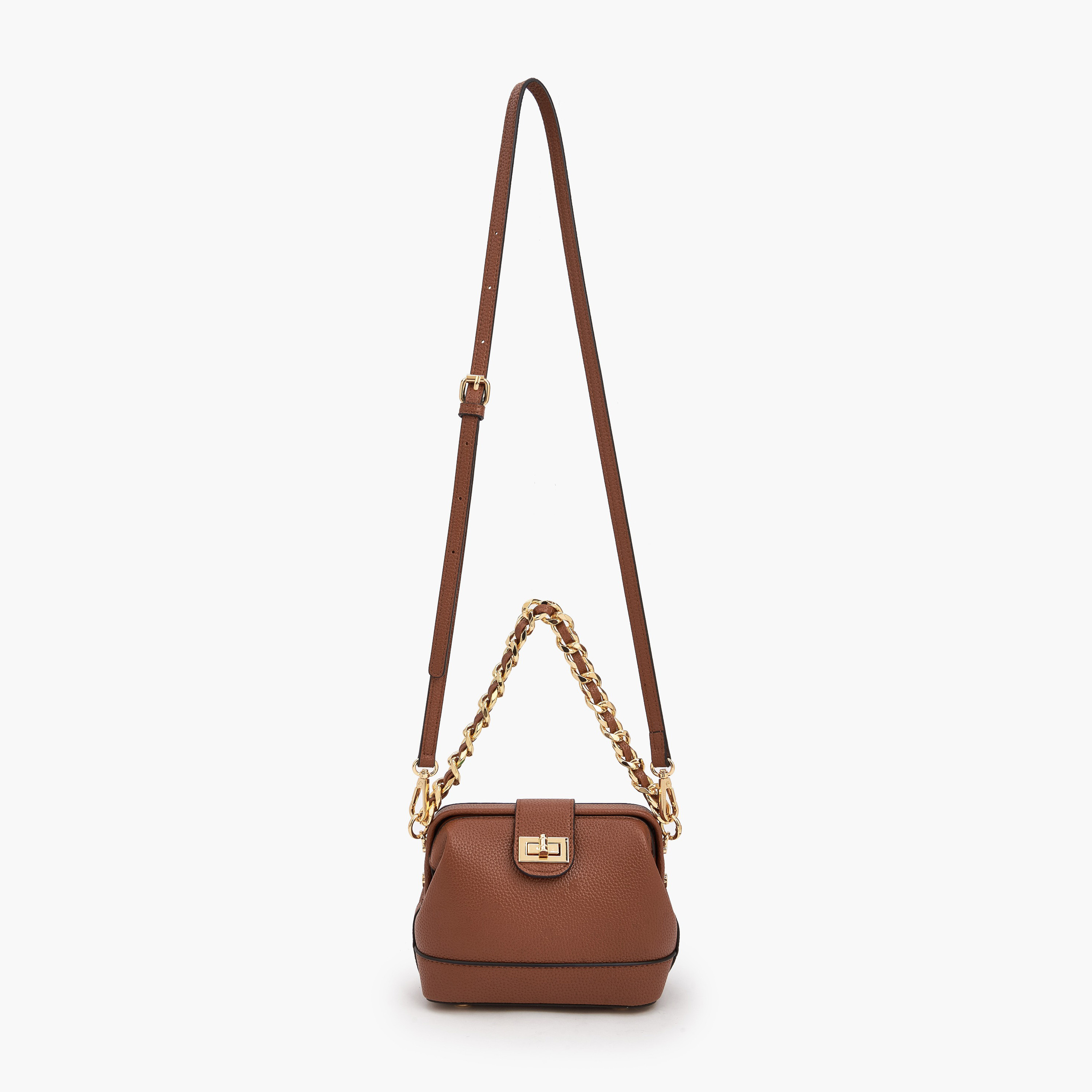 Celeste Textured Crossbody Bag with Twist Lock Closure-women-bagsandwallets-handbags-image-3
