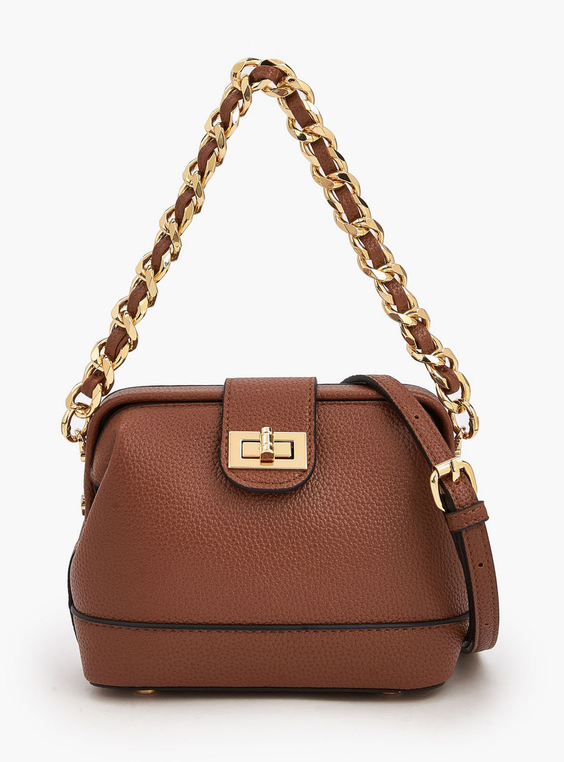 Celeste Textured Crossbody Bag with Twist Lock Closure-women-bagsandwallets-handbags-image-4