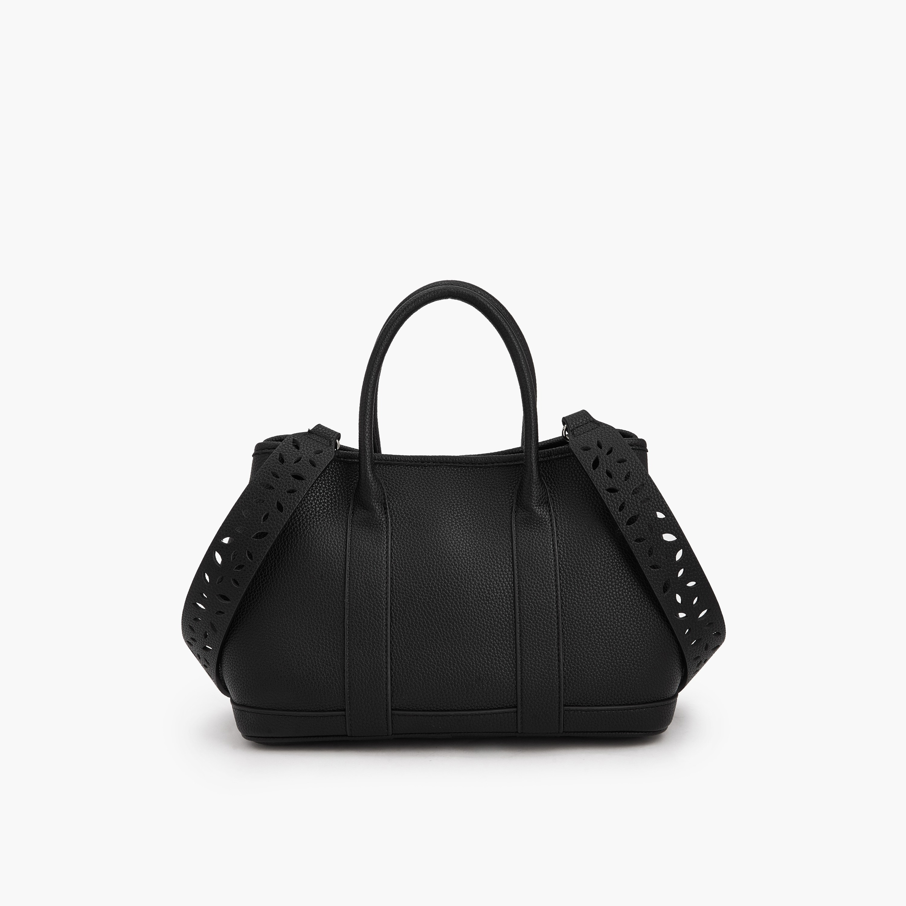 Celeste Laser Cut Tote Bag with Detachable Strap-women-bagsandwallets-handbags-image-5