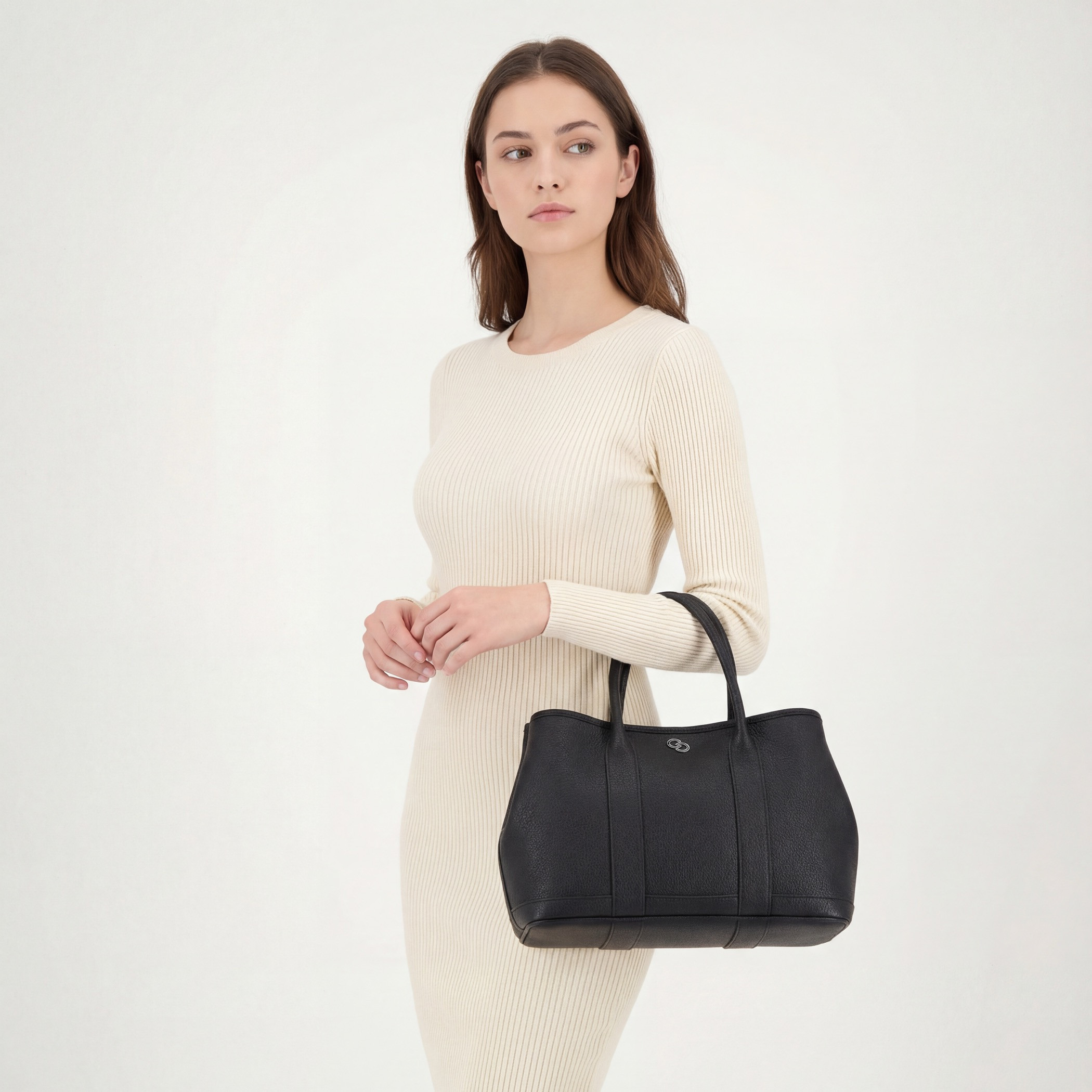 Celeste Laser Cut Tote Bag with Detachable Strap-women-bagsandwallets-handbags-image-2