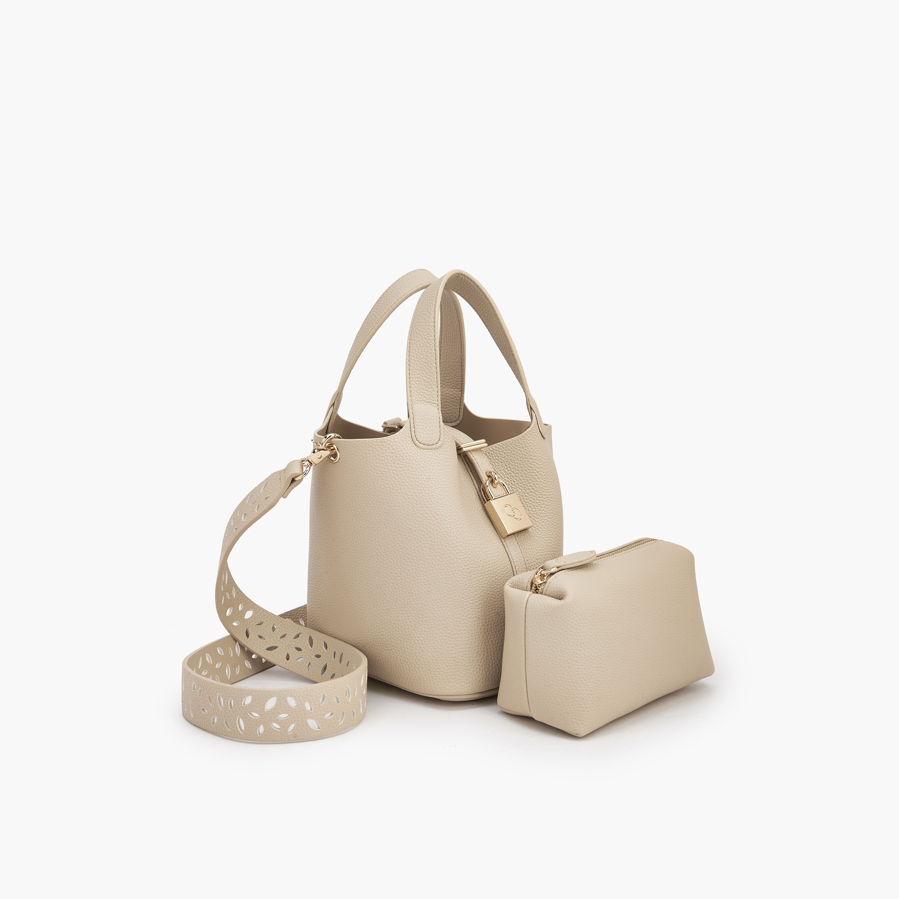شنطة باكيت بارزة الملمس مع شنطة صغيرة من سيليست-women-bagsandwallets-handbags-image-9