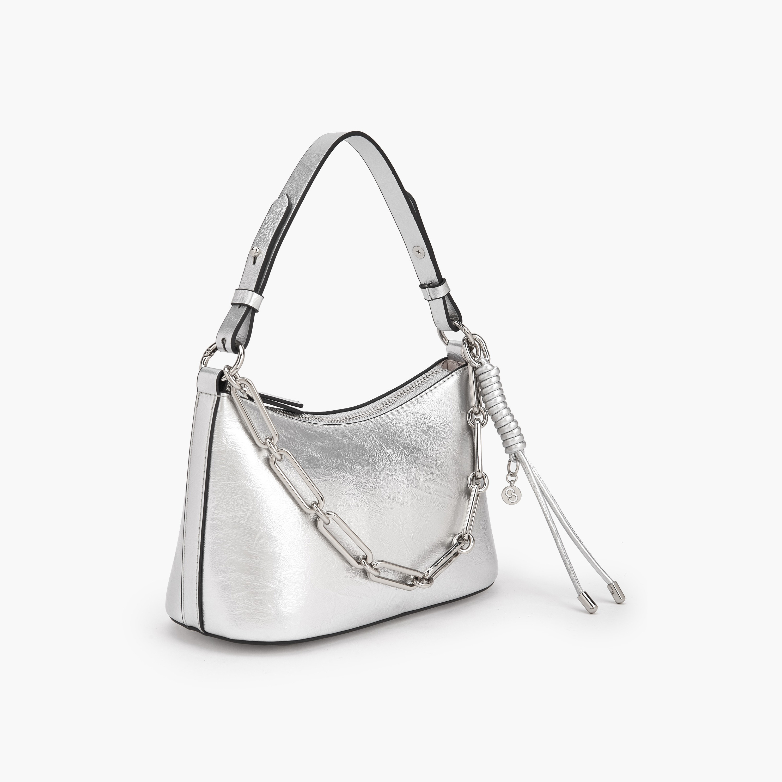 Celeste Solid Crossbody Bag with Chain Link Strap-women-bagsandwallets-handbags-image-3