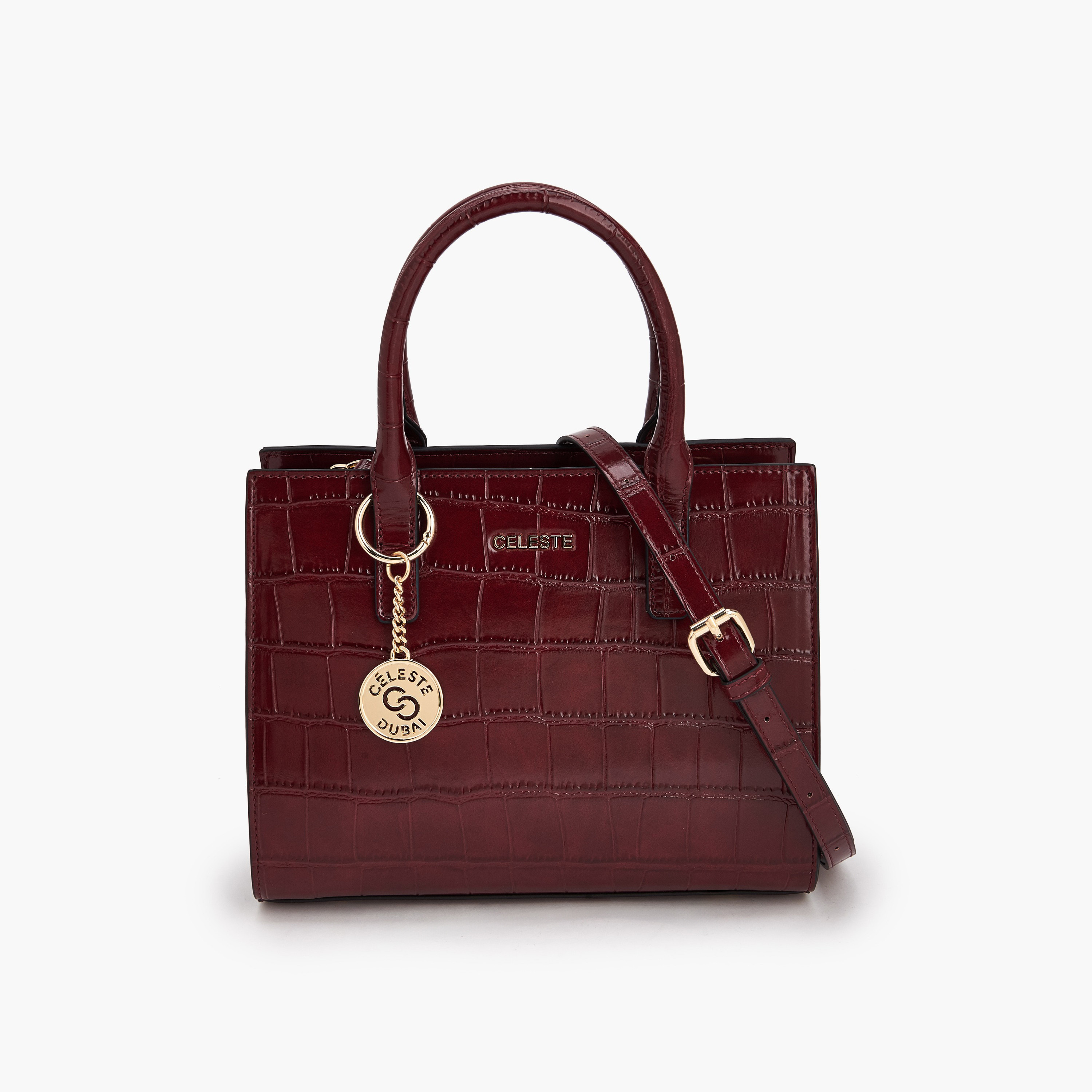 شنطة توتي بارزة الملمس بمقبض مزدوج من سيليست-women-bagsandwallets-handbags-image-1