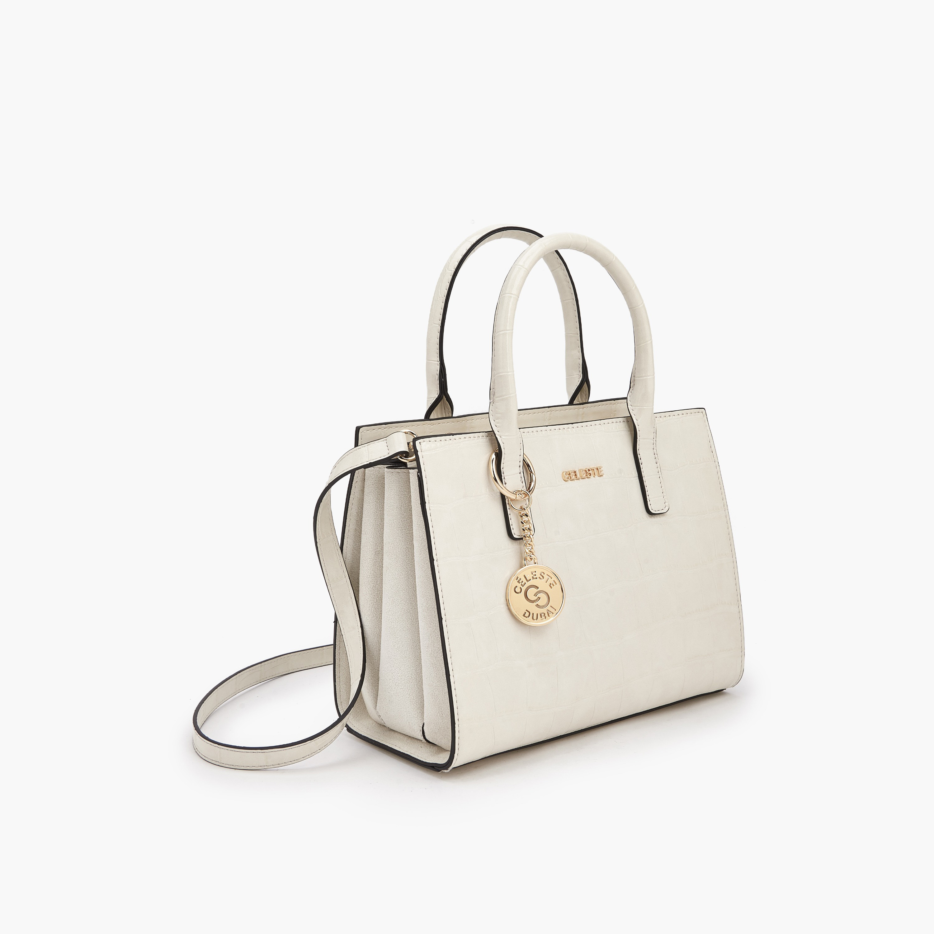 Celeste Textured Tote Bag with Double Handle-women-bagsandwallets-handbags-image-4