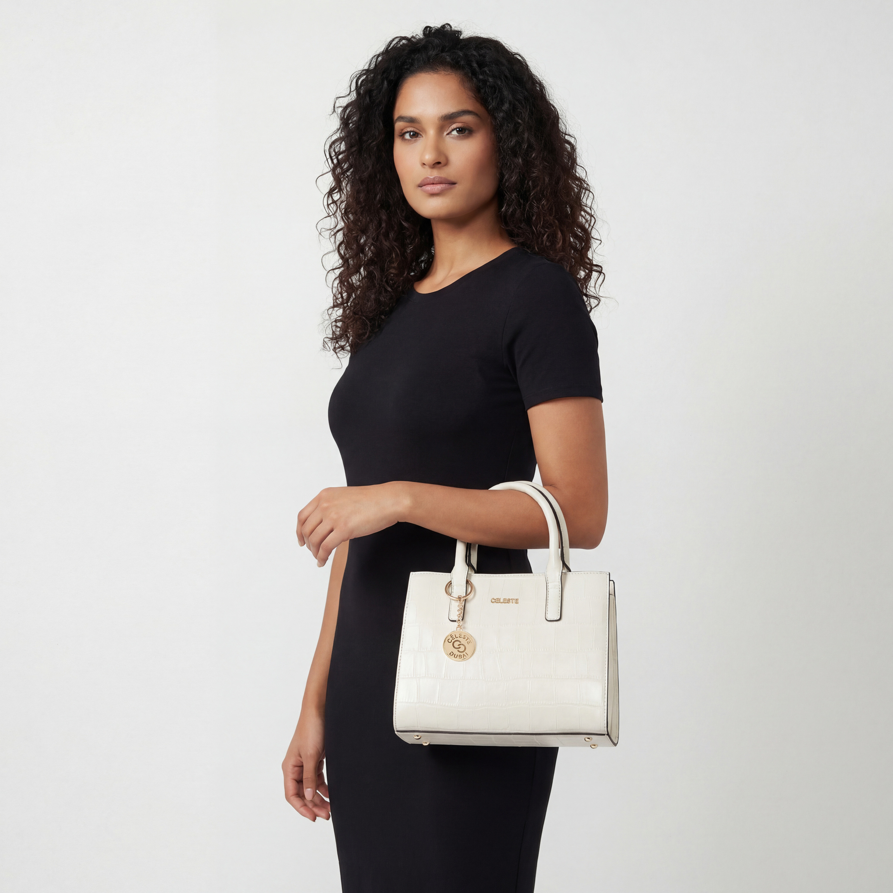 Celeste Textured Tote Bag with Double Handle-women-bagsandwallets-handbags-image-2