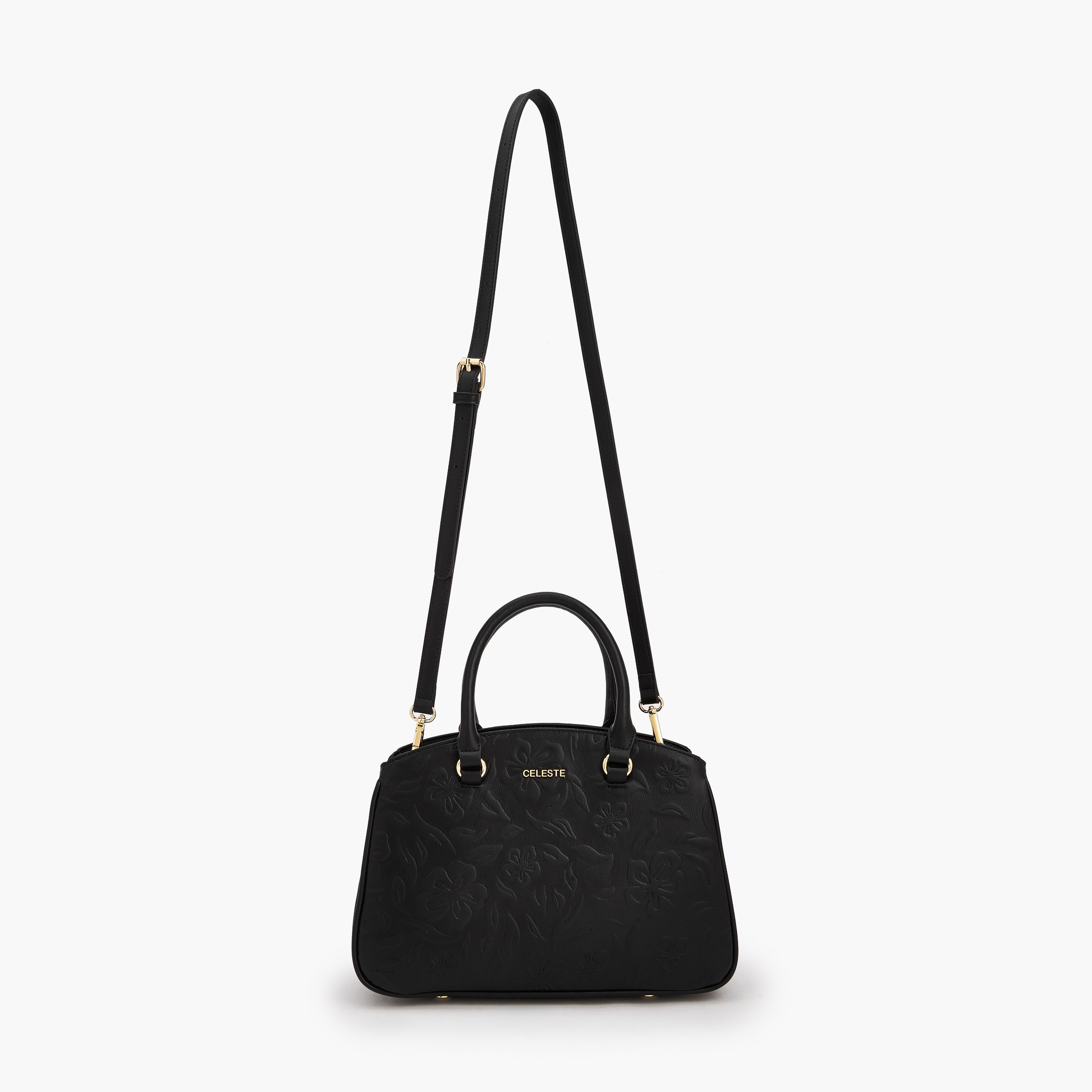 Celeste Embossed Tote Bag with Detachable Strap-women-bagsandwallets-handbags-image-3