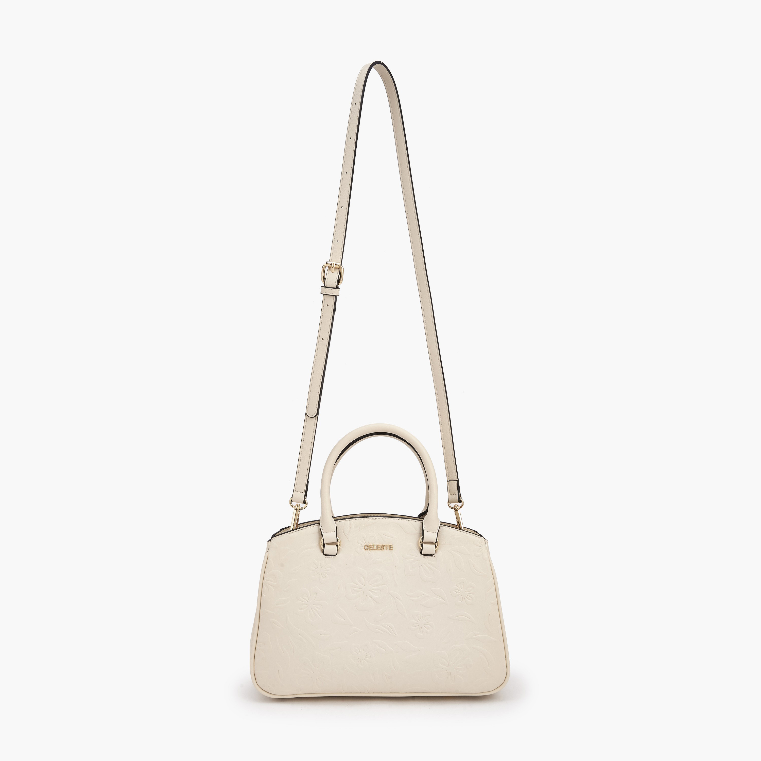 Celeste Embossed Tote Bag with Detachable Strap-women-bagsandwallets-handbags-image-3