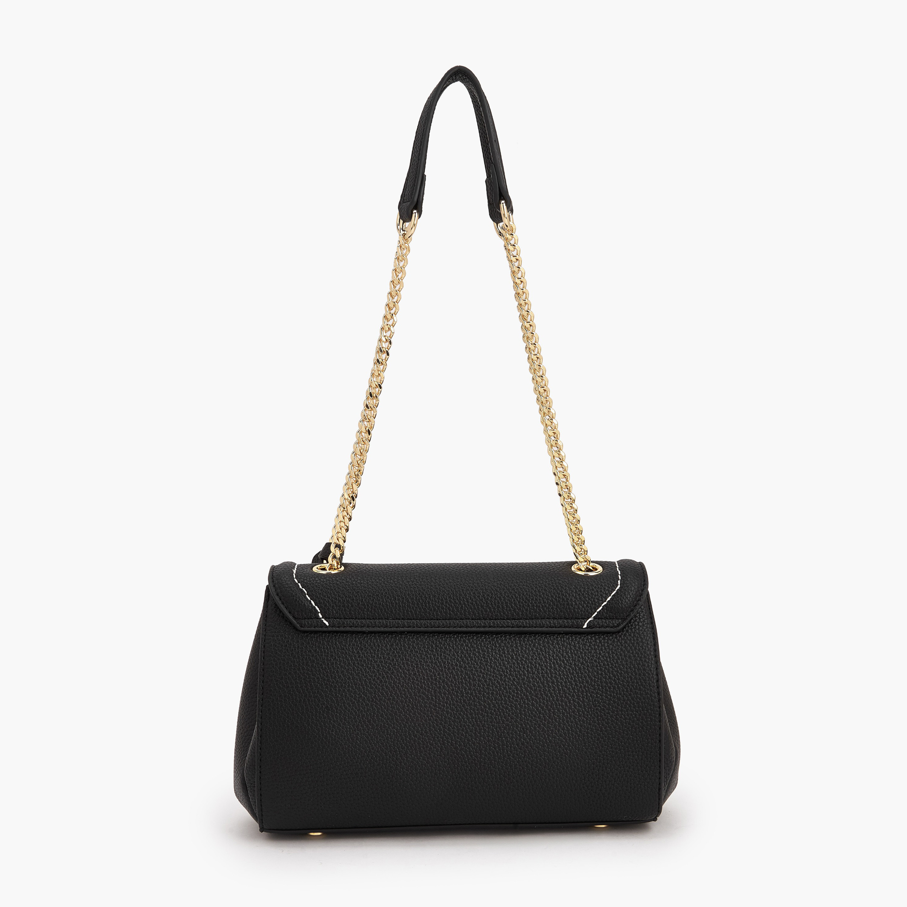 Celeste Contrast Stitch Design Crossbody Bag with Chain Strap-women-bagsandwallets-handbags-image-6