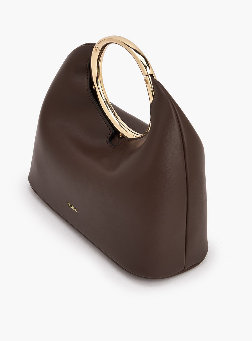 شنطة كتف سادة بمقبض سلسلة من سيليست-women-bagsandwallets-handbags-image-5
