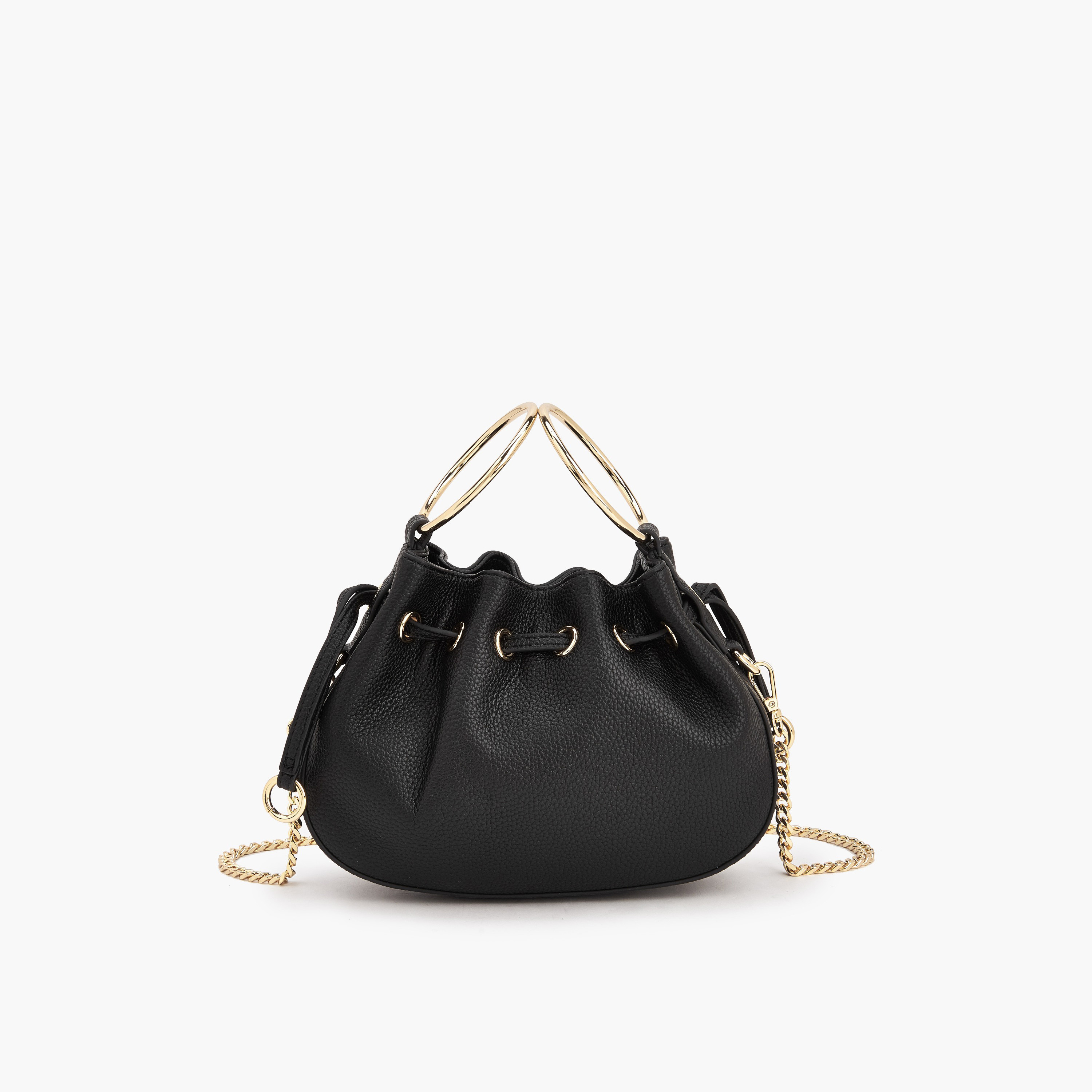 Celeste Textured Crossbody Bag with Detachable Chain Strap-women-bagsandwallets-handbags-image-1