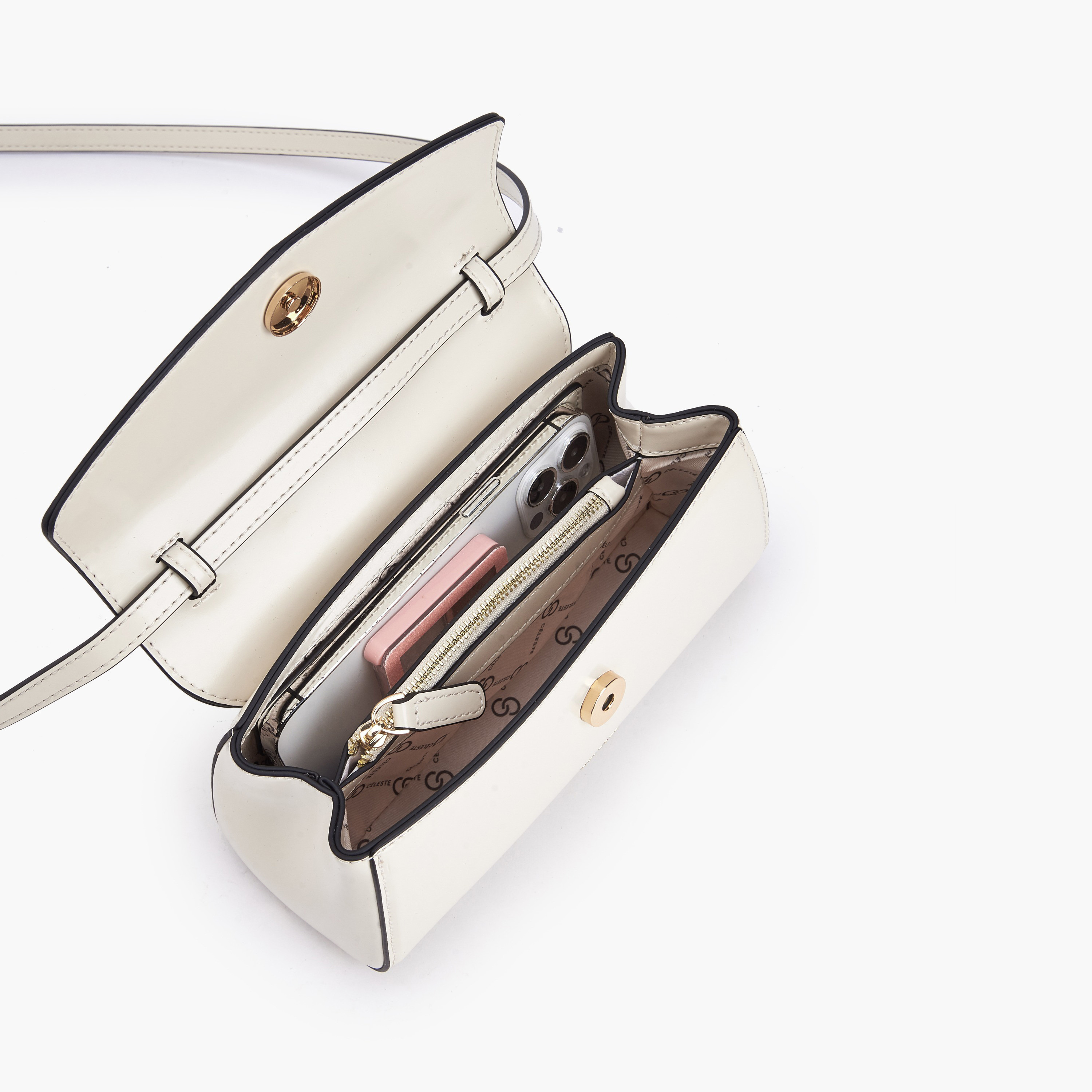 Celeste Solid Crossbody Bag with Adjustable Strap-women-bagsandwallets-handbags-image-7