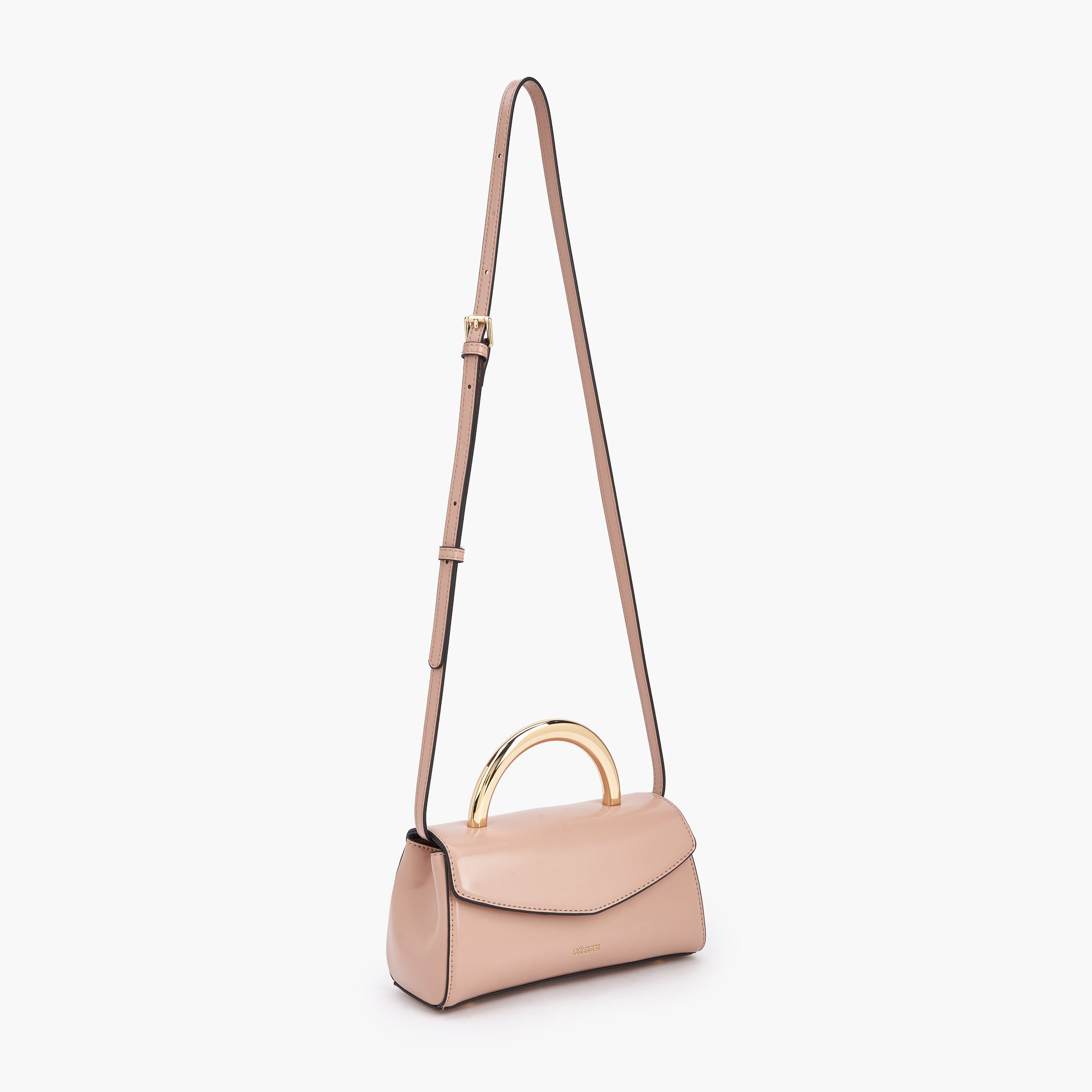 Celeste Solid Crossbody Bag with Adjustable Strap-women-bagsandwallets-handbags-image-2